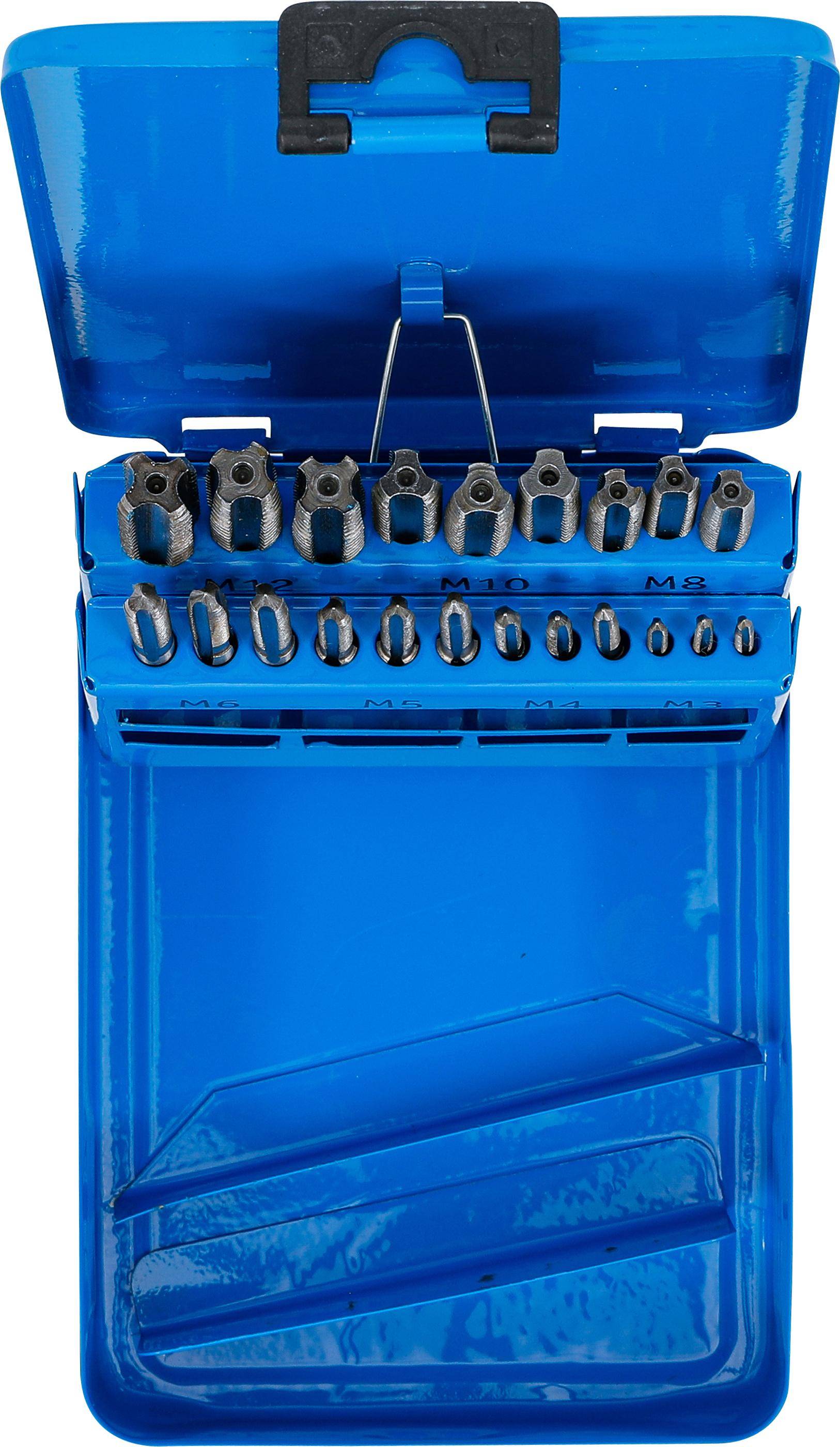 BGS technic Gewindeschneid-Satz | M3 - M12 | 21-tlg.