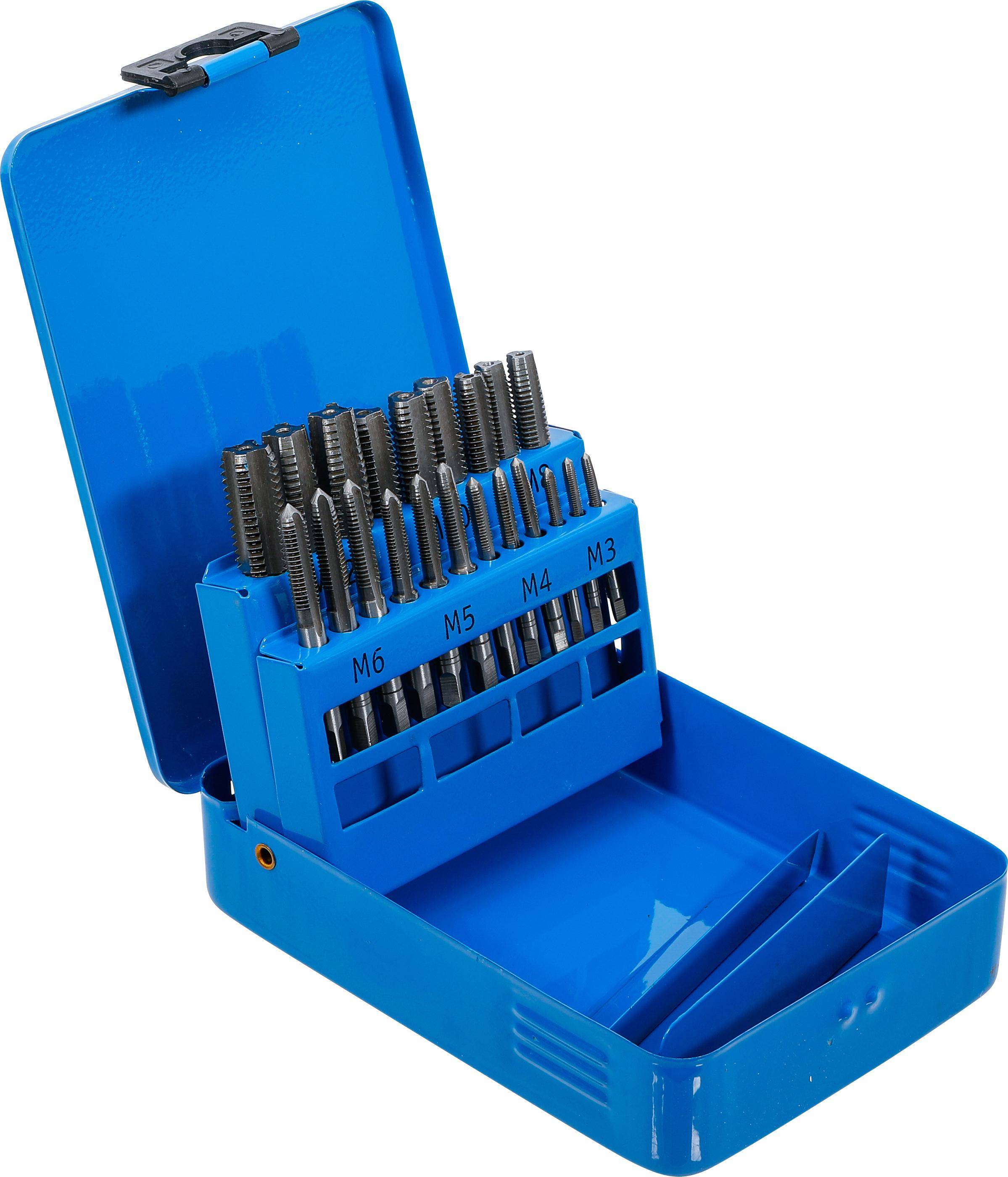 BGS technic Gewindeschneid-Satz | M3 - M12 | 21-tlg.