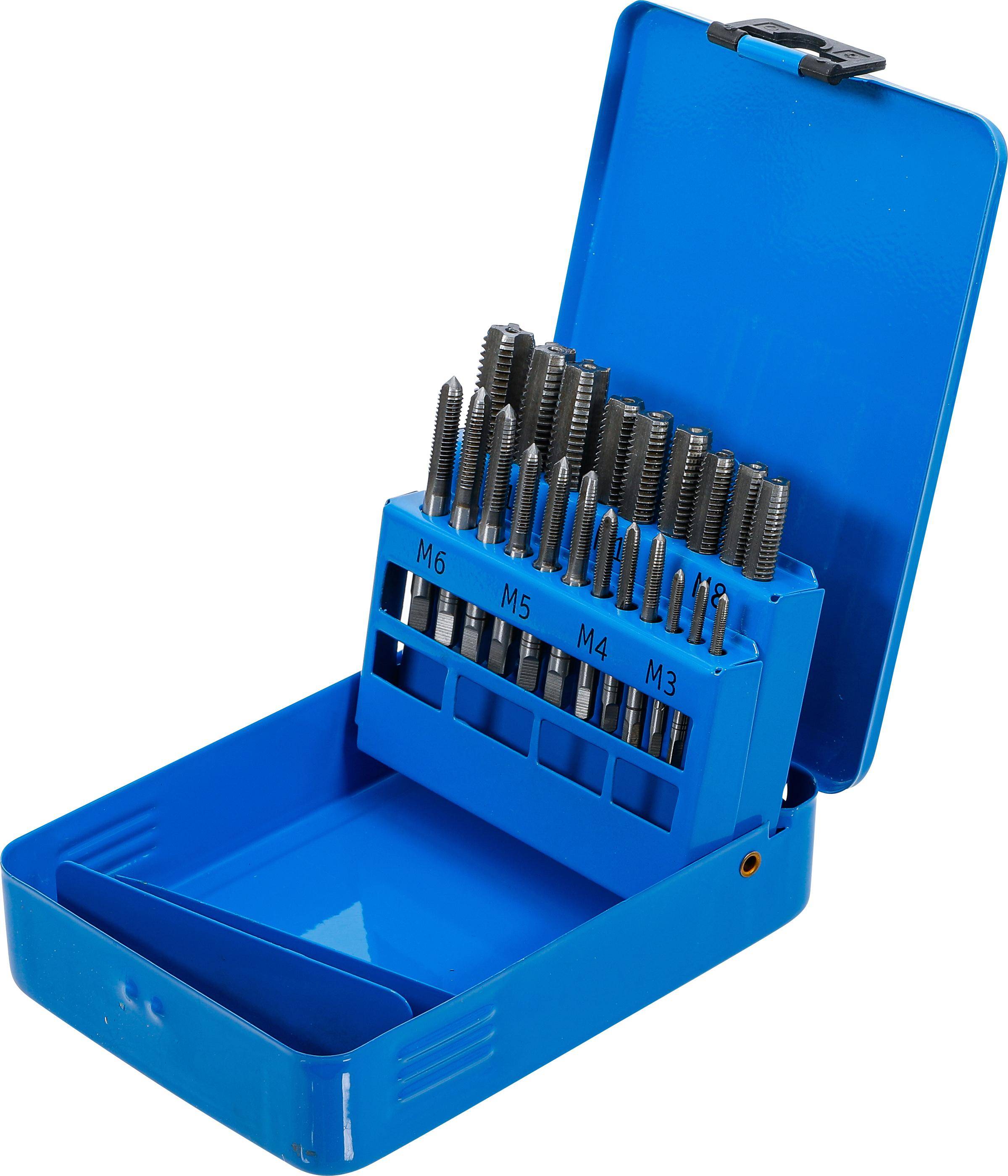 BGS technic Gewindeschneid-Satz | M3 - M12 | 21-tlg.