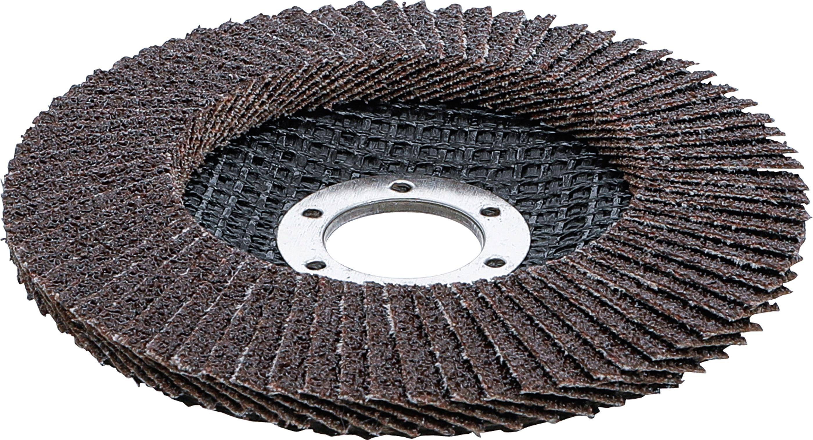 BGS technic Fächer-Schleif-Scheibe | Ø 115 mm | K 40