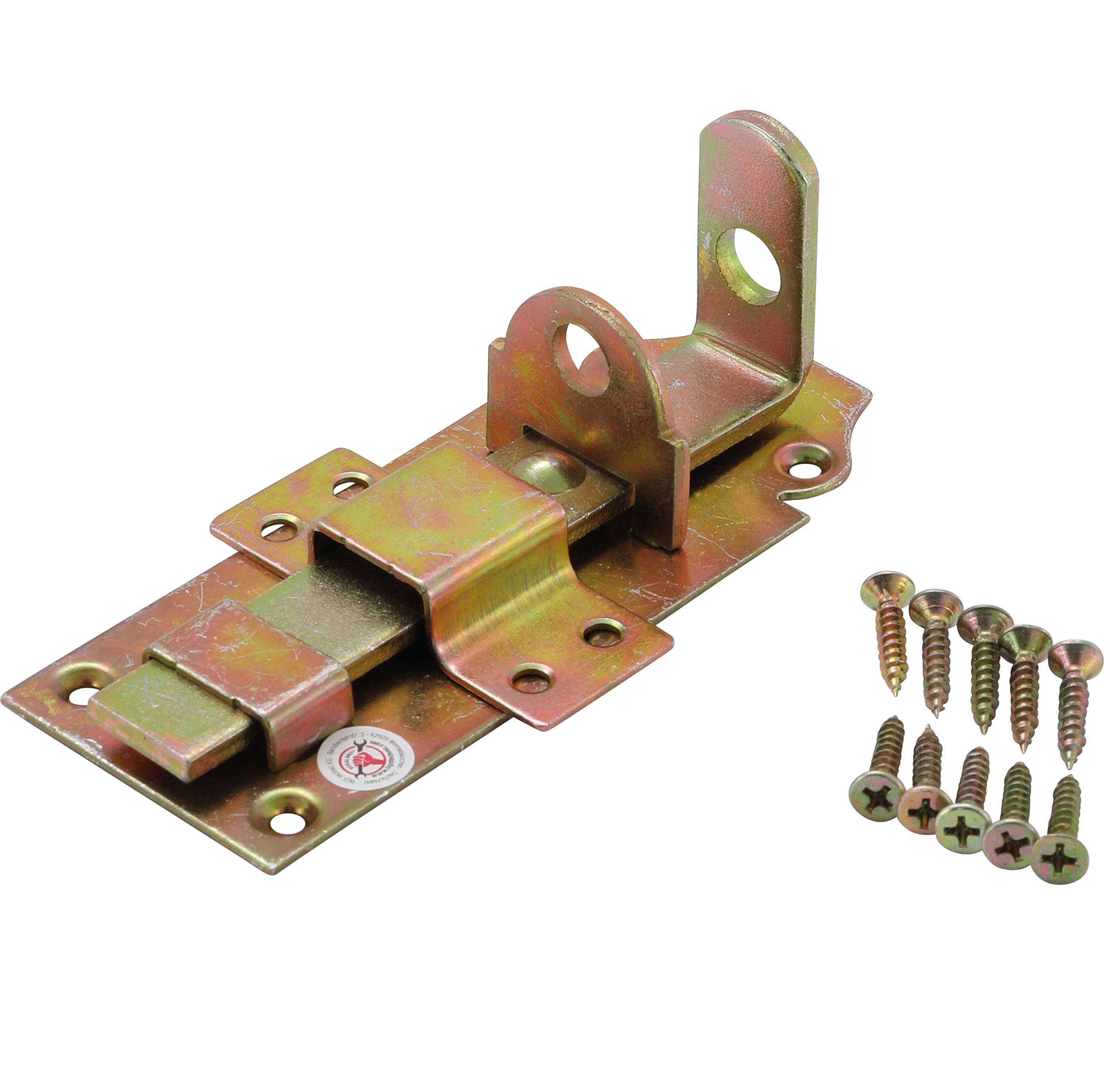 BGS Diy Schlossriegel mit Schlaufe | 125 x 50 mm