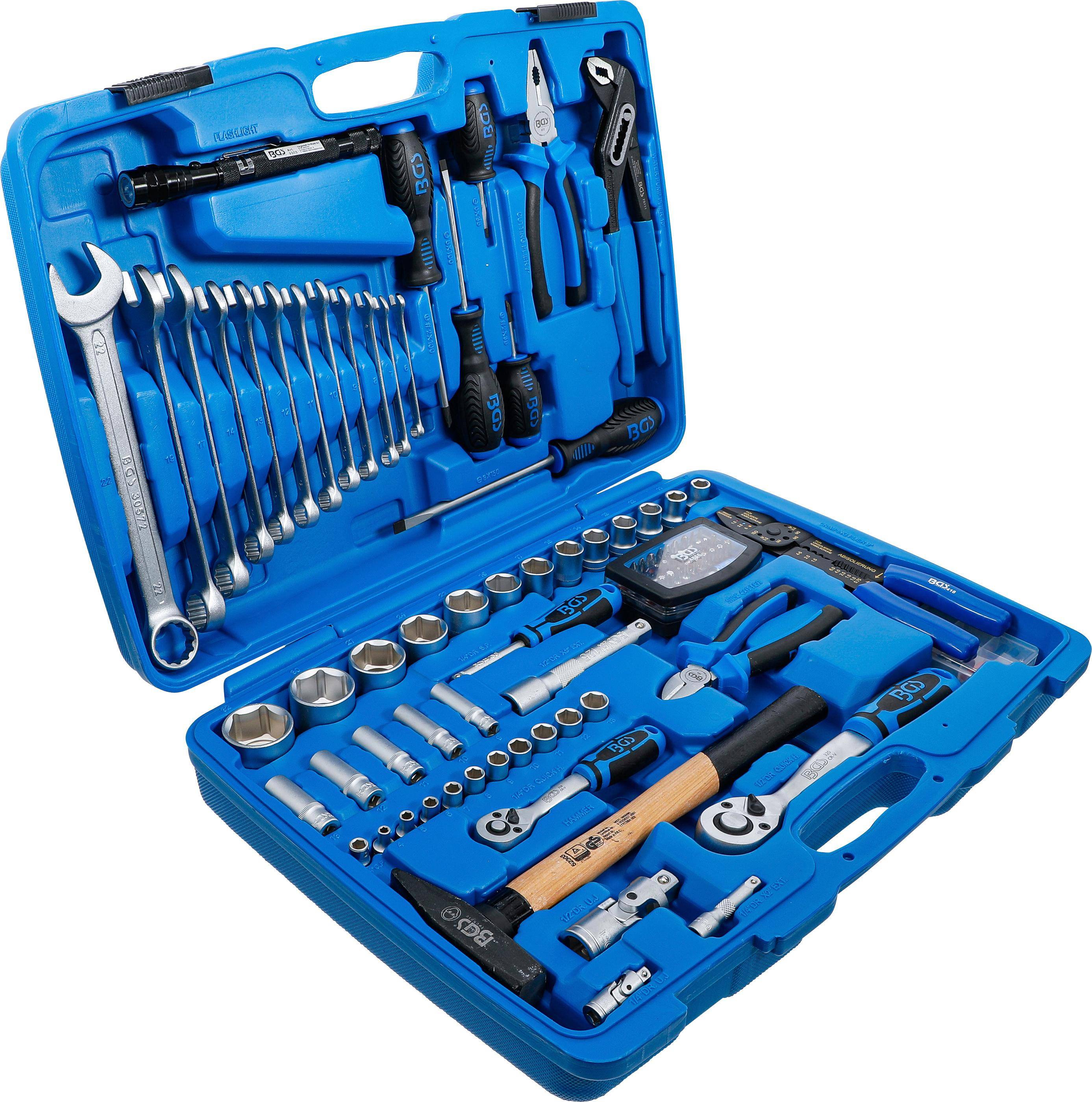 BGS technic Steckschlüssel-Werkzeugkoffer | 117-tlg.