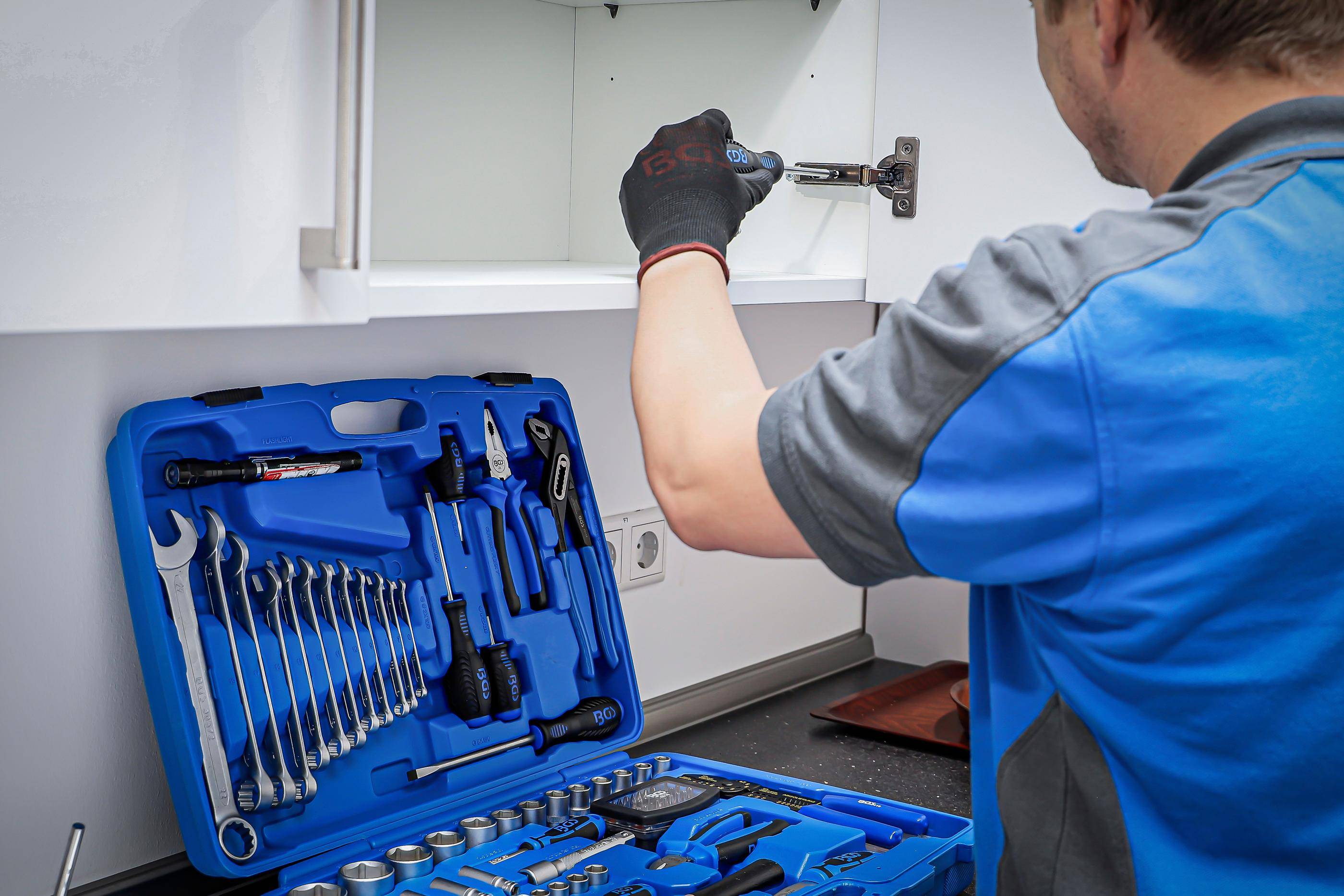 BGS technic Steckschlüssel-Werkzeugkoffer | 117-tlg.