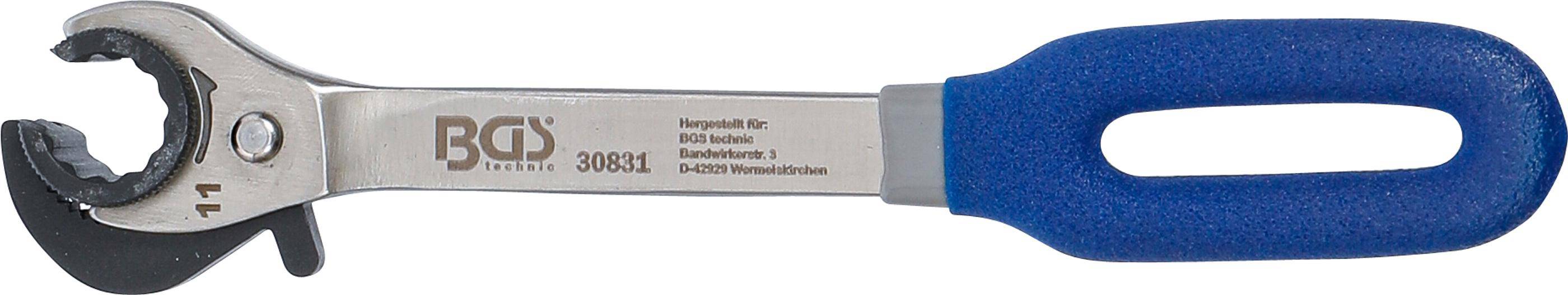 BGS Ratschen-Ringschlssel, offen | SW 11 mm