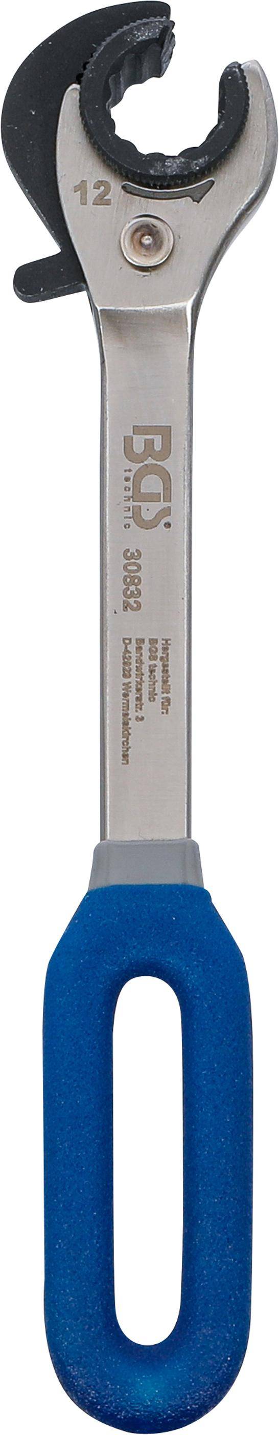 BGS technic Ratschen-Ringschlssel, offen | SW 12 mm