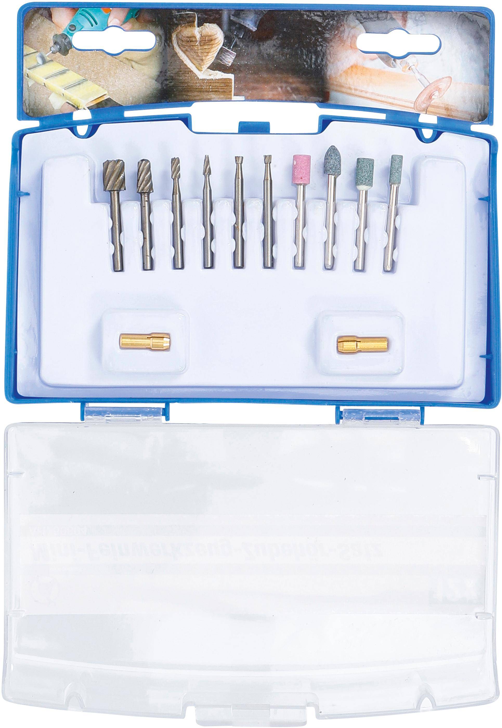 BGS Do It Yourself Mini-Feinwerkzeug-Zubehör-Satz | 12-tlg.