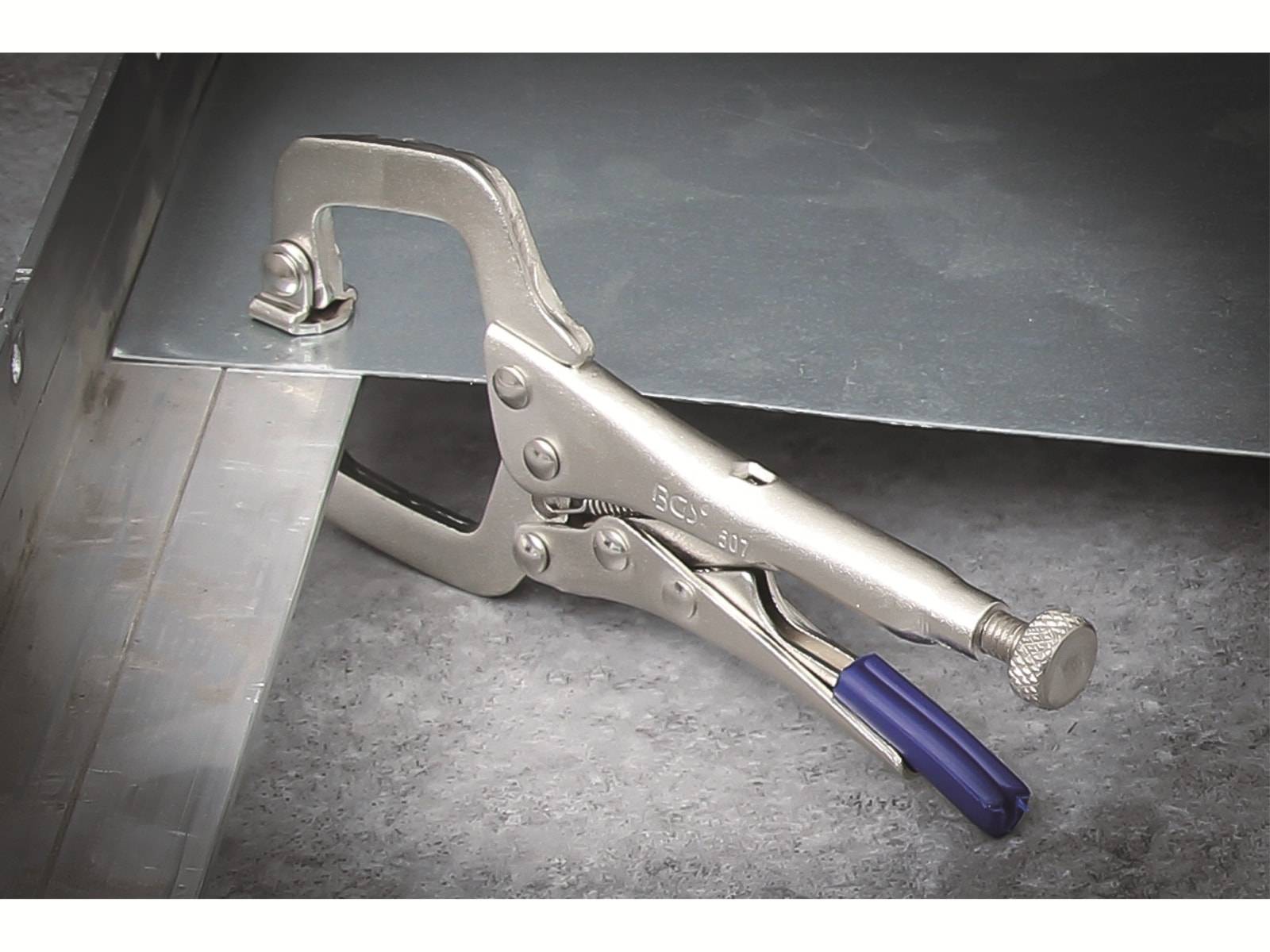 BGS TECHNIC Gripzange extra kurz 507, Schweißer,110 mm