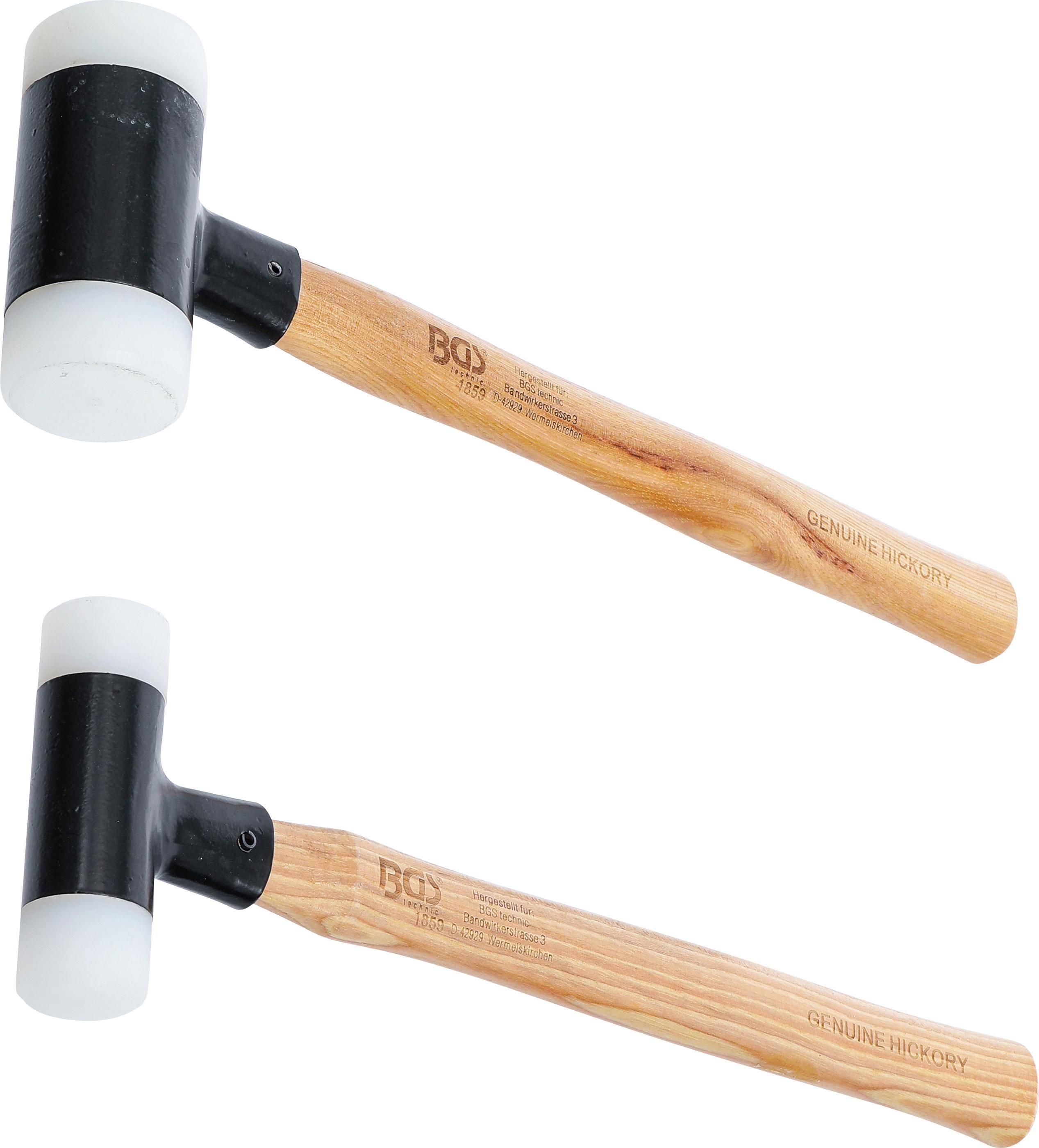 BGS Schonhammer-Satz | Hickory-Stiel | rckschlagfrei | 30 / 45 mm |