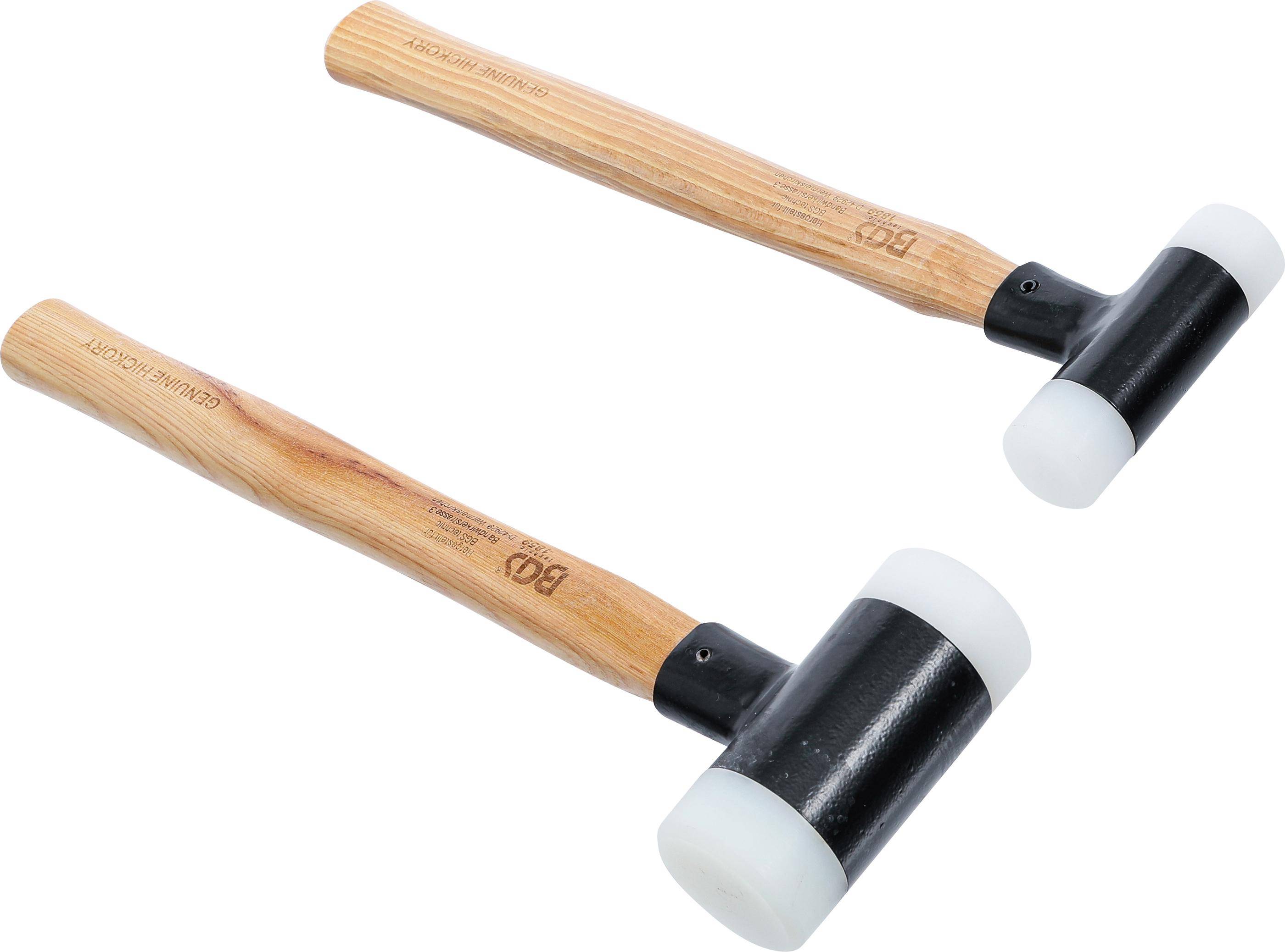 BGS Schonhammer-Satz | Hickory-Stiel | rckschlagfrei | 30 / 45 mm |