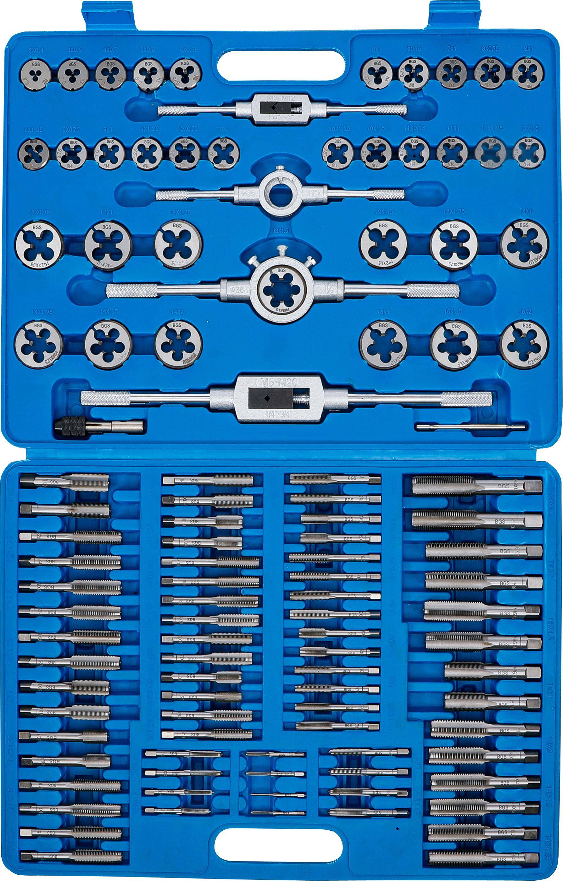 BGS Gewindeschneid-Satz | M2 - M18 | 110-tlg.
