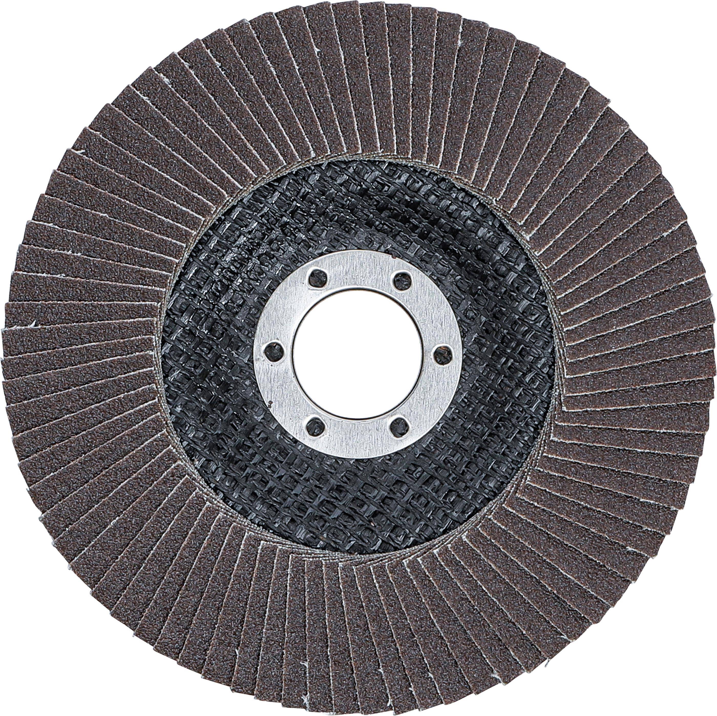 BGS technic Fächer-Schleif-Scheibe | Ø 125 mm | K 120