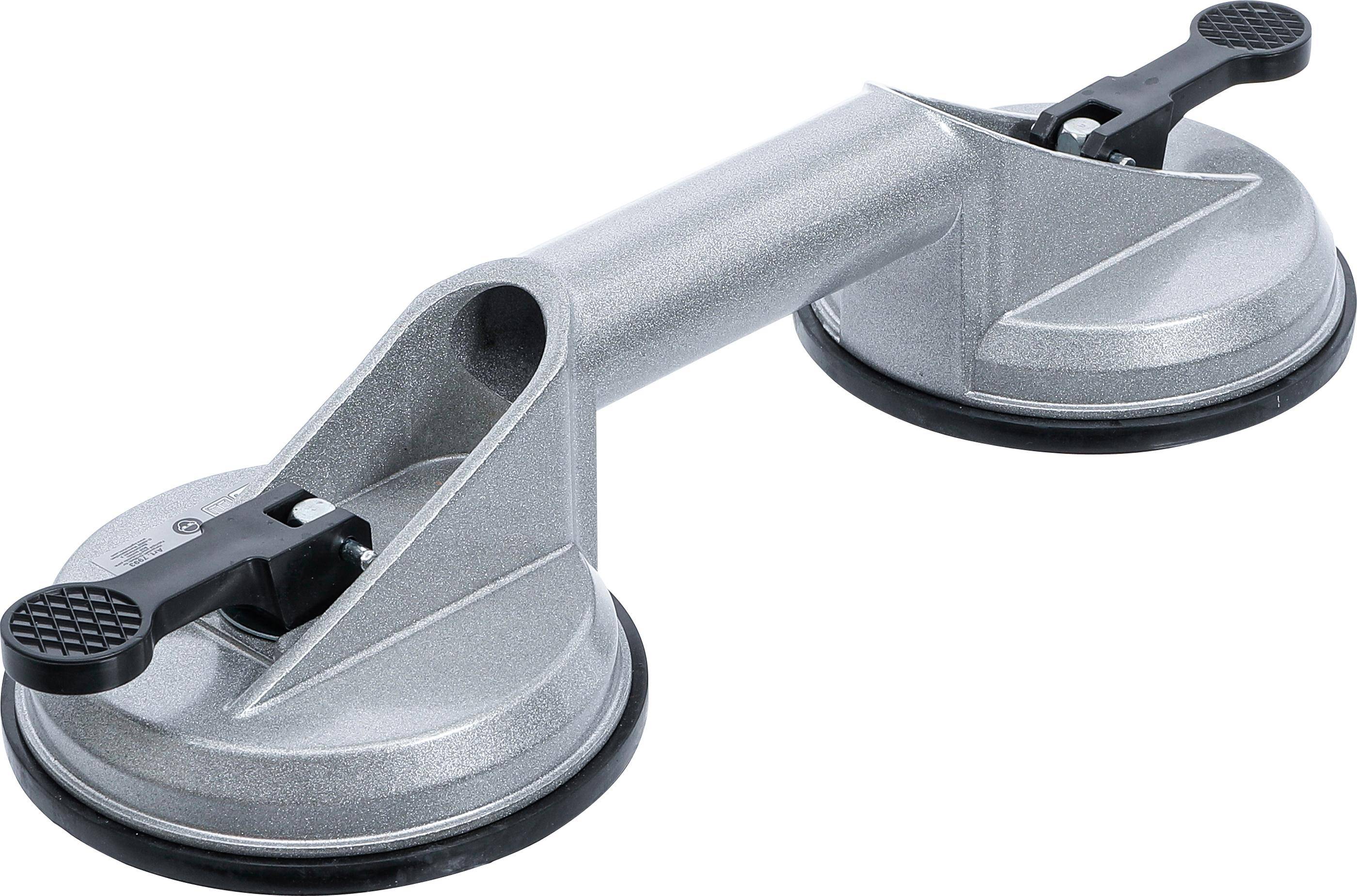 BGS Doppel-Gummisauger | Aluminium | 115 mm