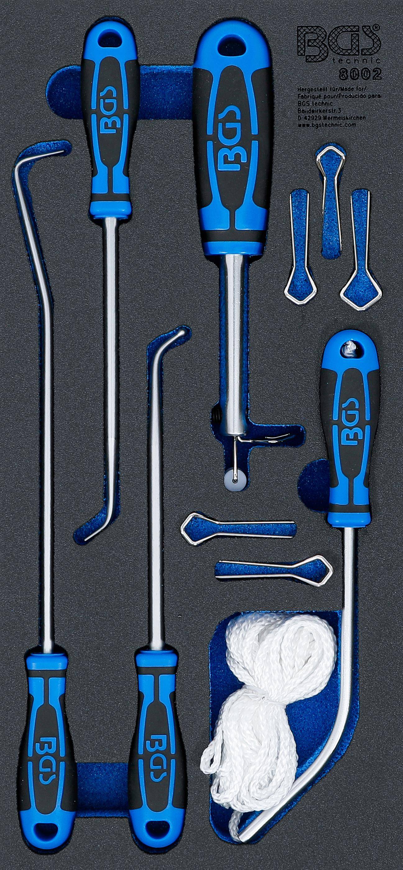 BGS Werkstattwageneinlage 1/3: Windschutzscheiben-Werkzeug-Satz |