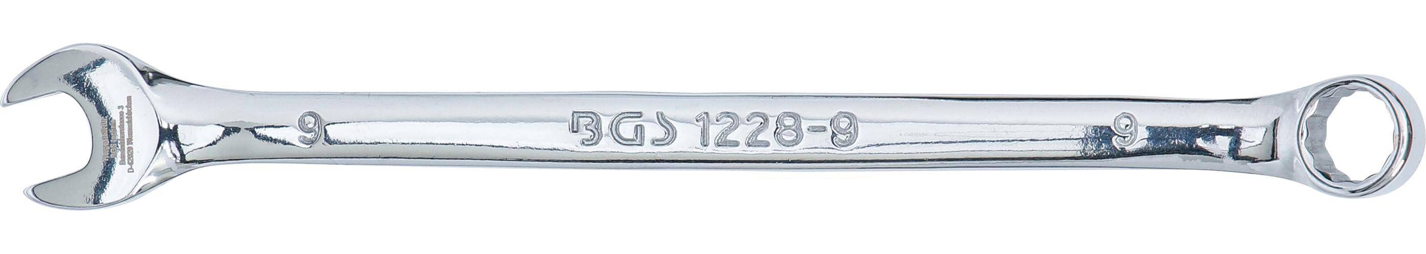 BGS technic Maul-Ringschlssel | extra lang | SW 9 mm