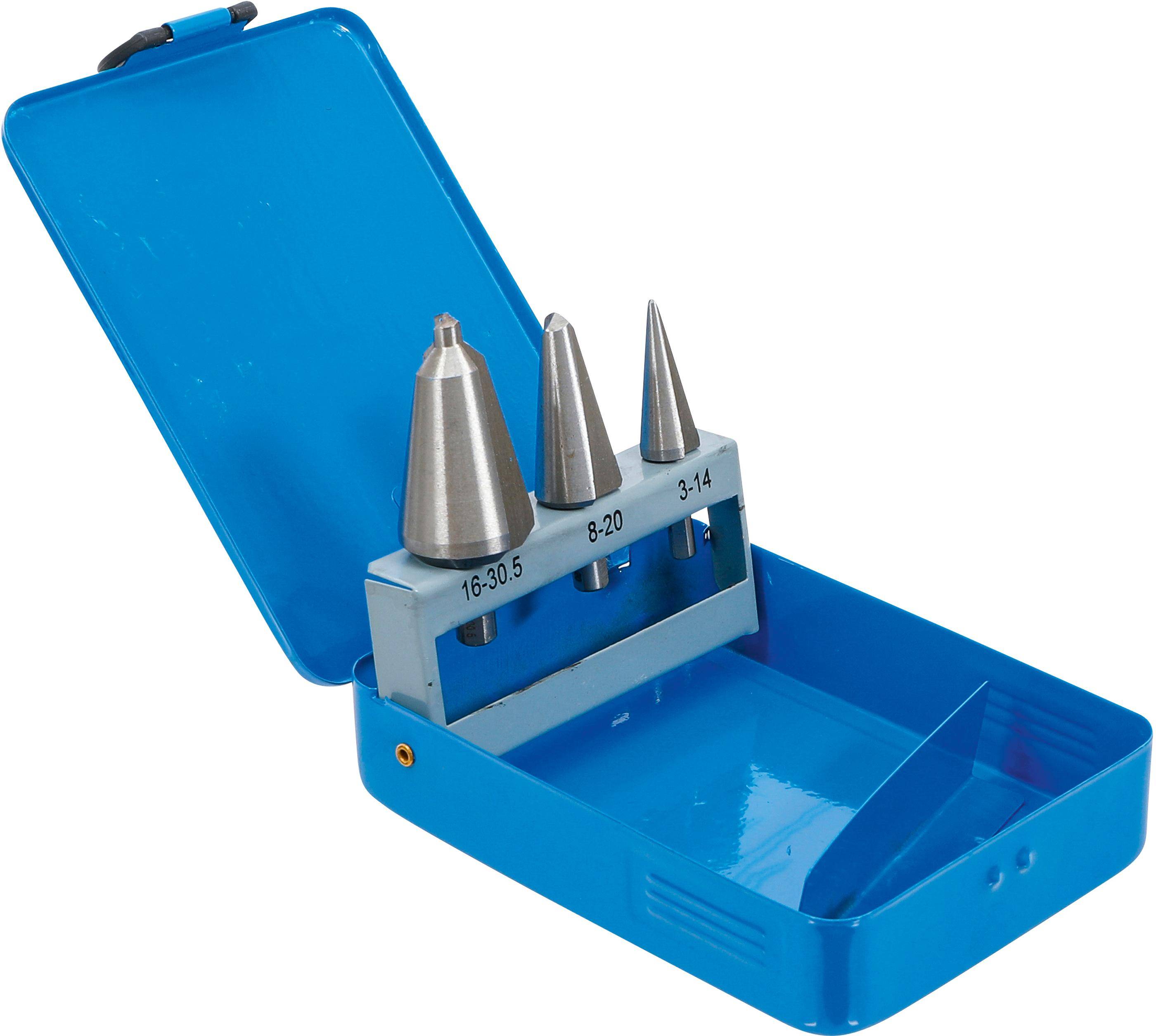 BGS technic Blechschlbohrer-Satz | HSS | 3 Gren | 3-tlg.