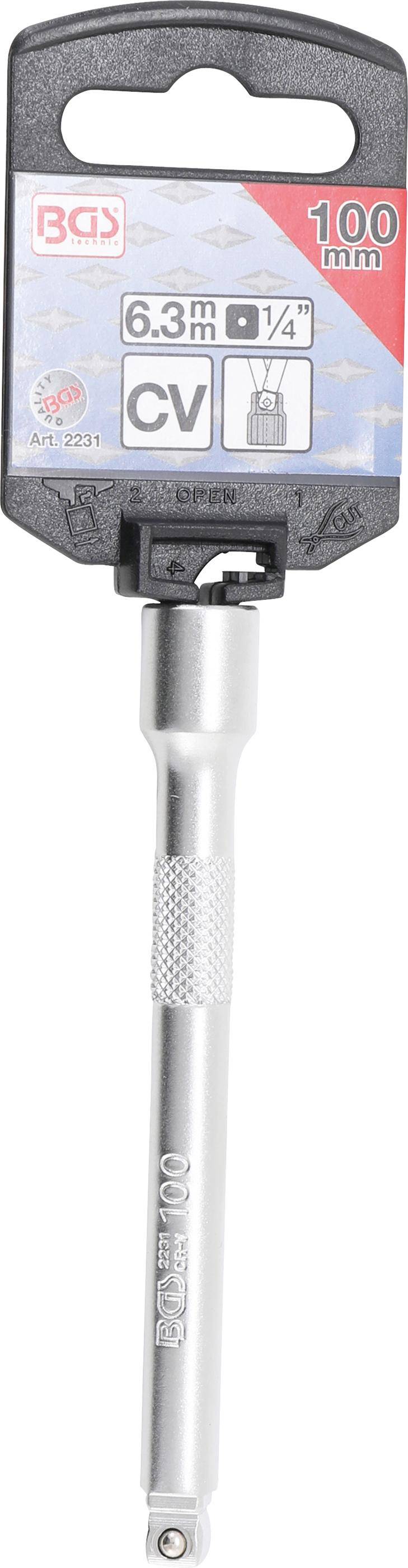 BGS technic Kipp-Verlngerung | 6,3 mm (1/4") | 100 mm