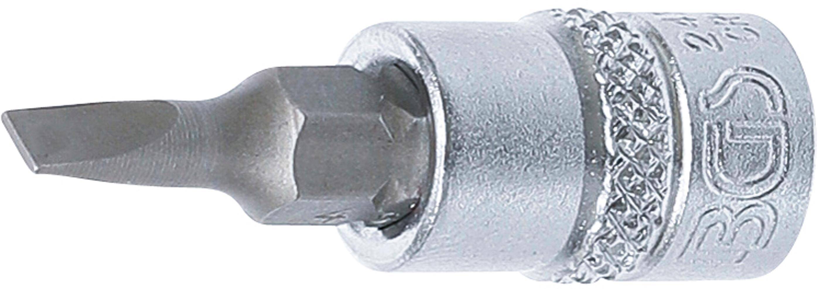 BGS Bit-Einsatz | Antrieb Innenvierkant 6,3 mm (1/4") | Schlitz 4 mm