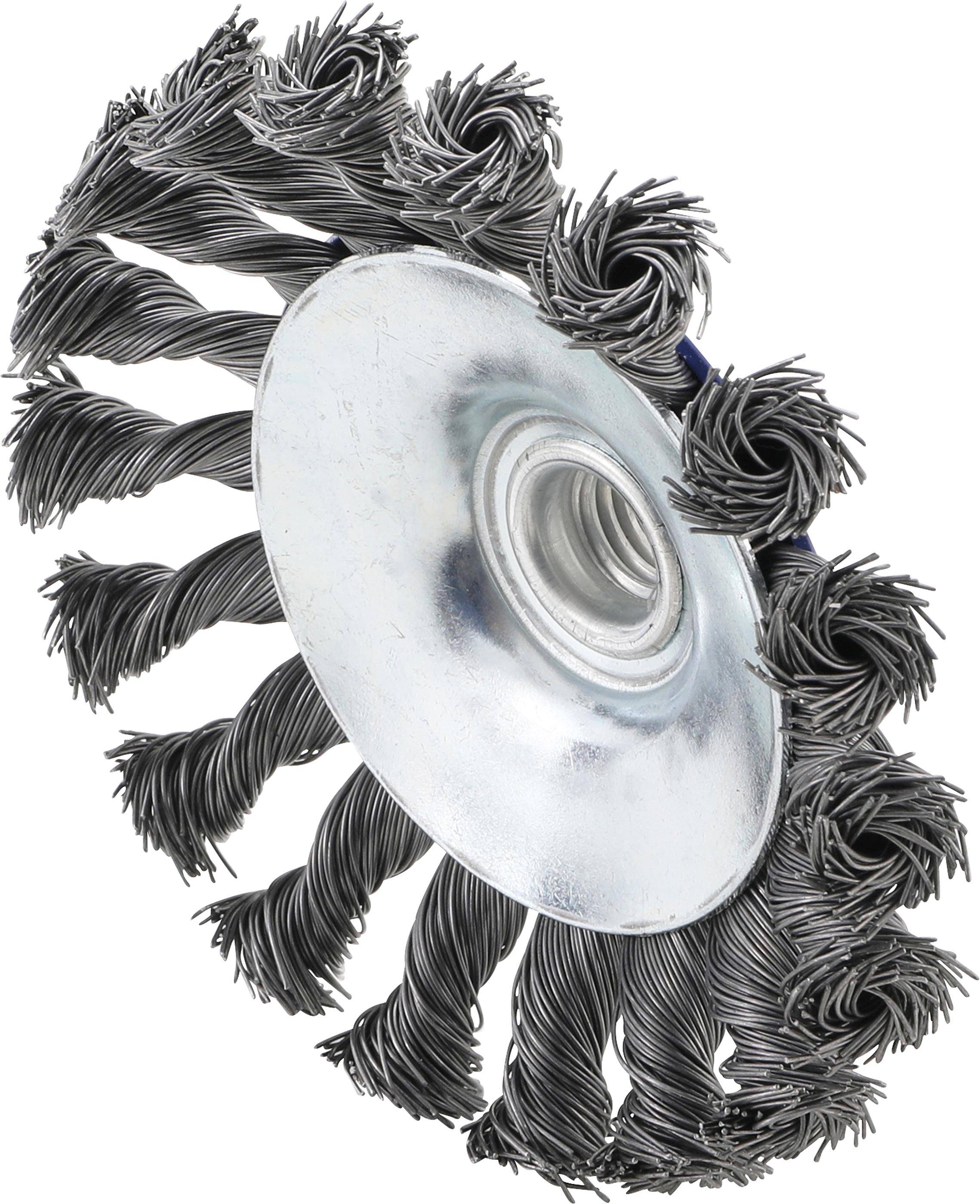 BGS technic Scheibenbürste | Aufnahme M14 x 2,0 | Ø 115 mm