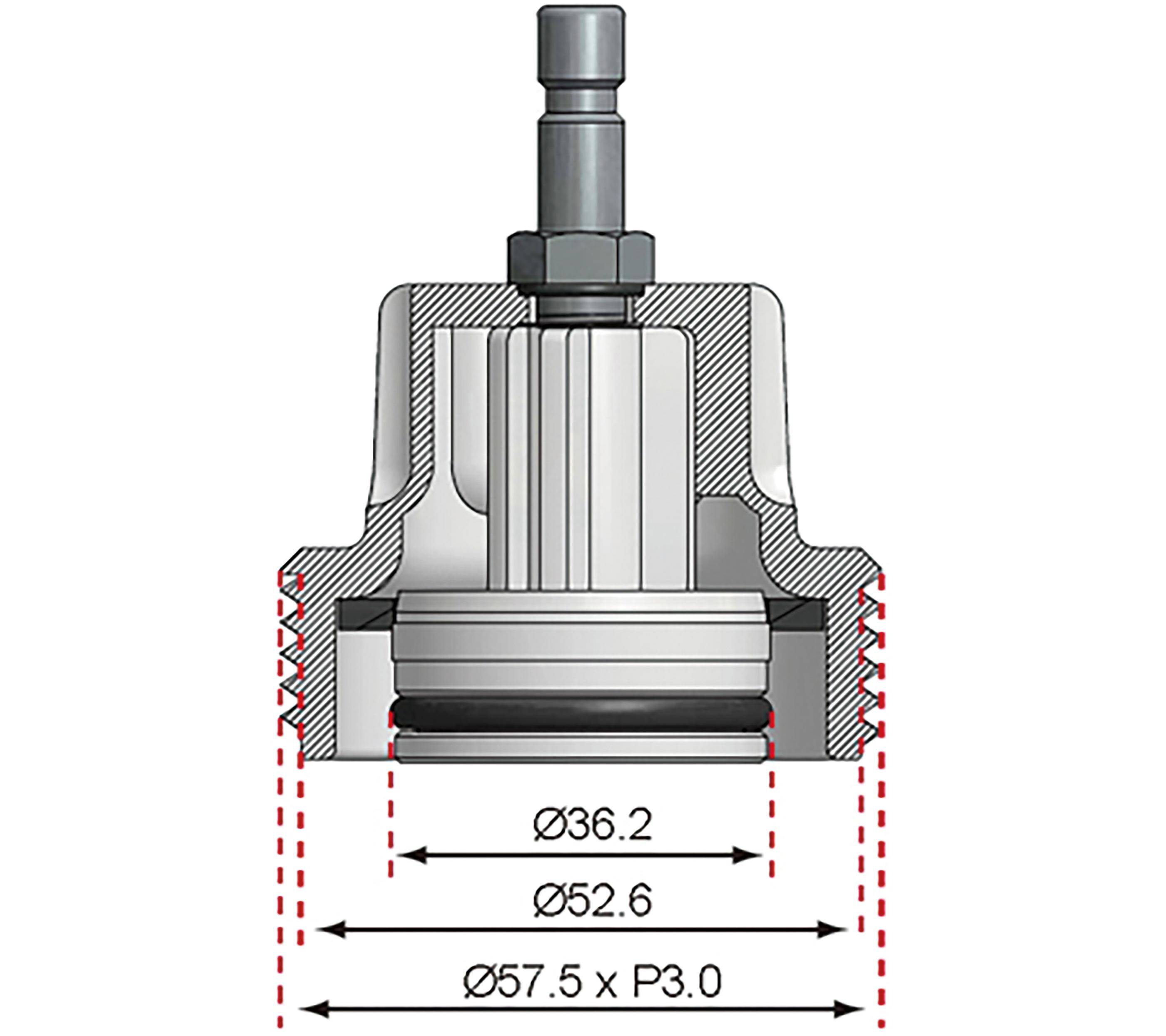 BGS technic Adapter Nr. 8 fr Art. 8027, 8098 | fr VW