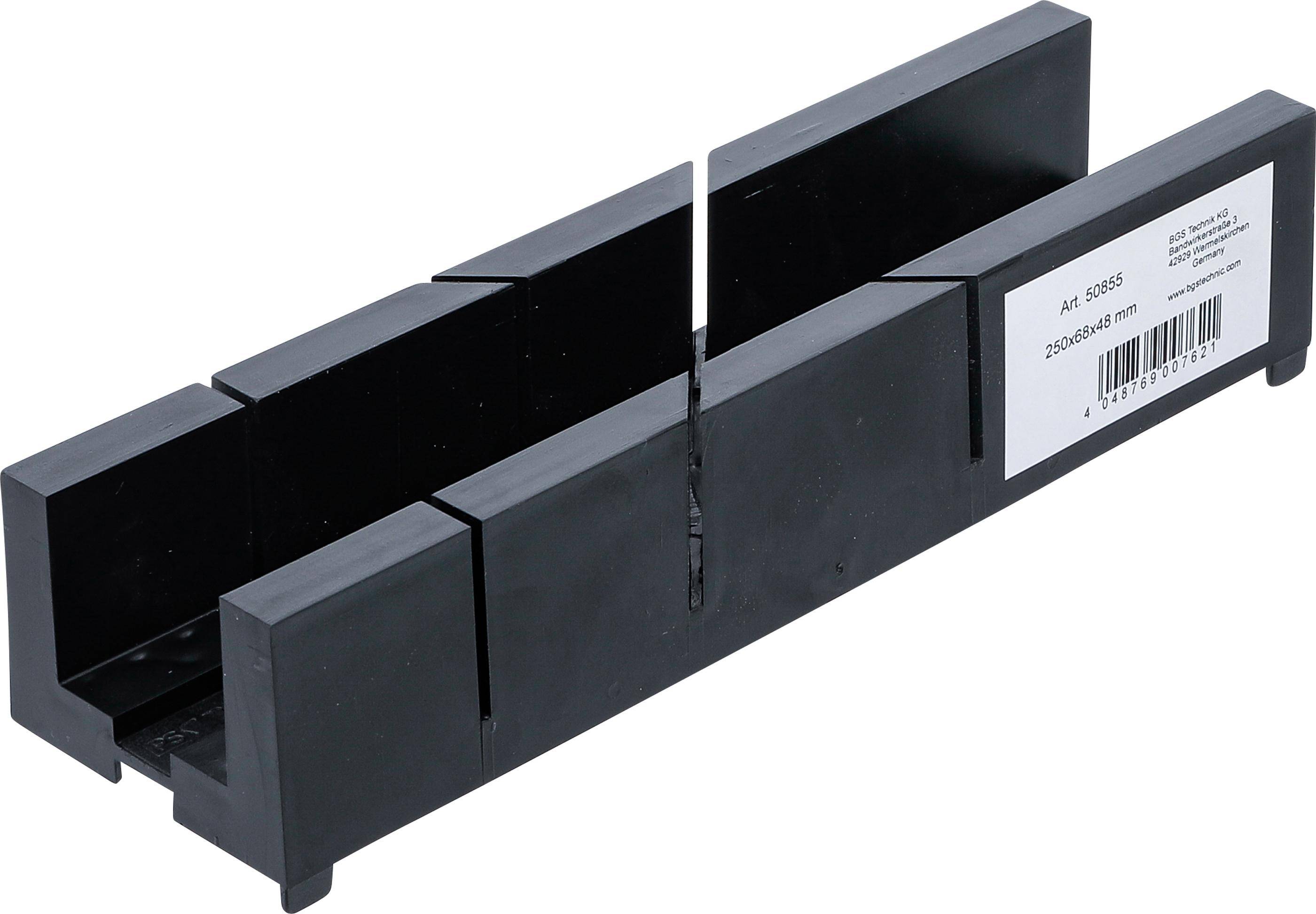 BGS technic Kunststoff-Gehrungslade | 245 x 65 x 48 mm