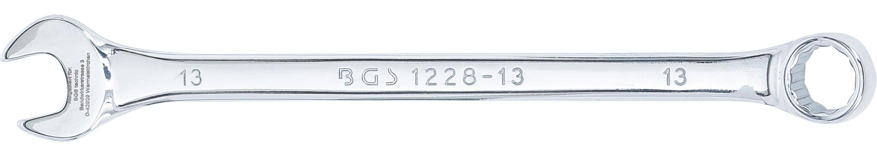 BGS Maul-Ringschlssel | extra lang | SW 13 mm