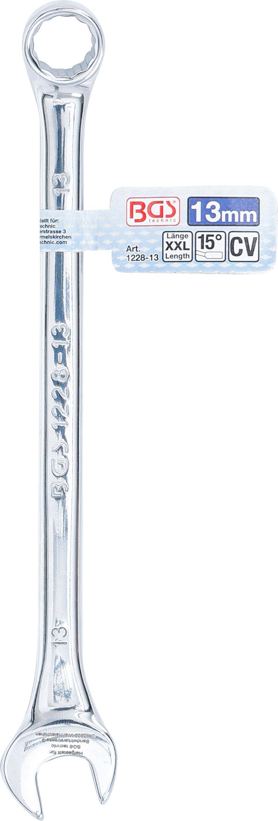 BGS Maul-Ringschlssel | extra lang | SW 13 mm