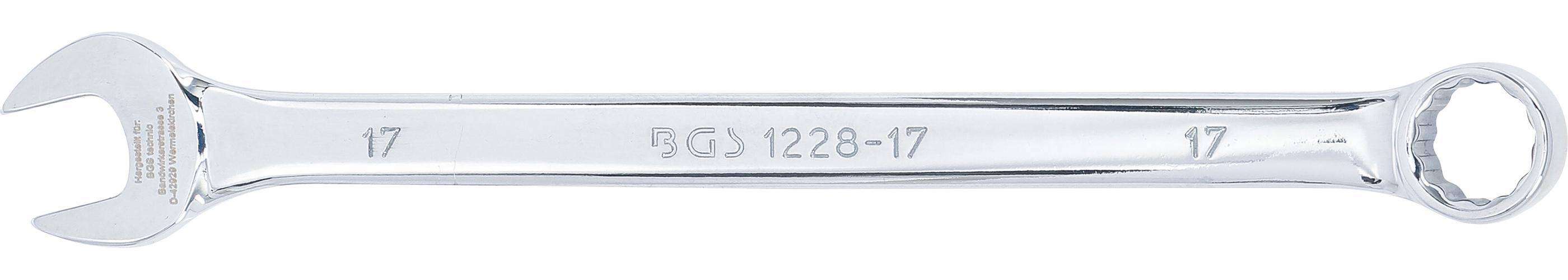 BGS Maul-Ringschlssel | extra lang | SW 17 mm