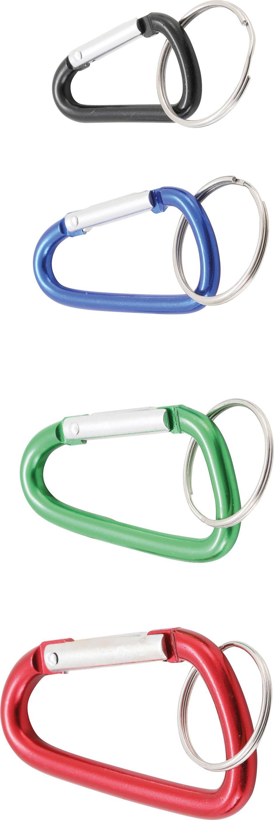 BGS Diy Schlüsselbund-Karabinerhaken-Satz | 4-tlg.