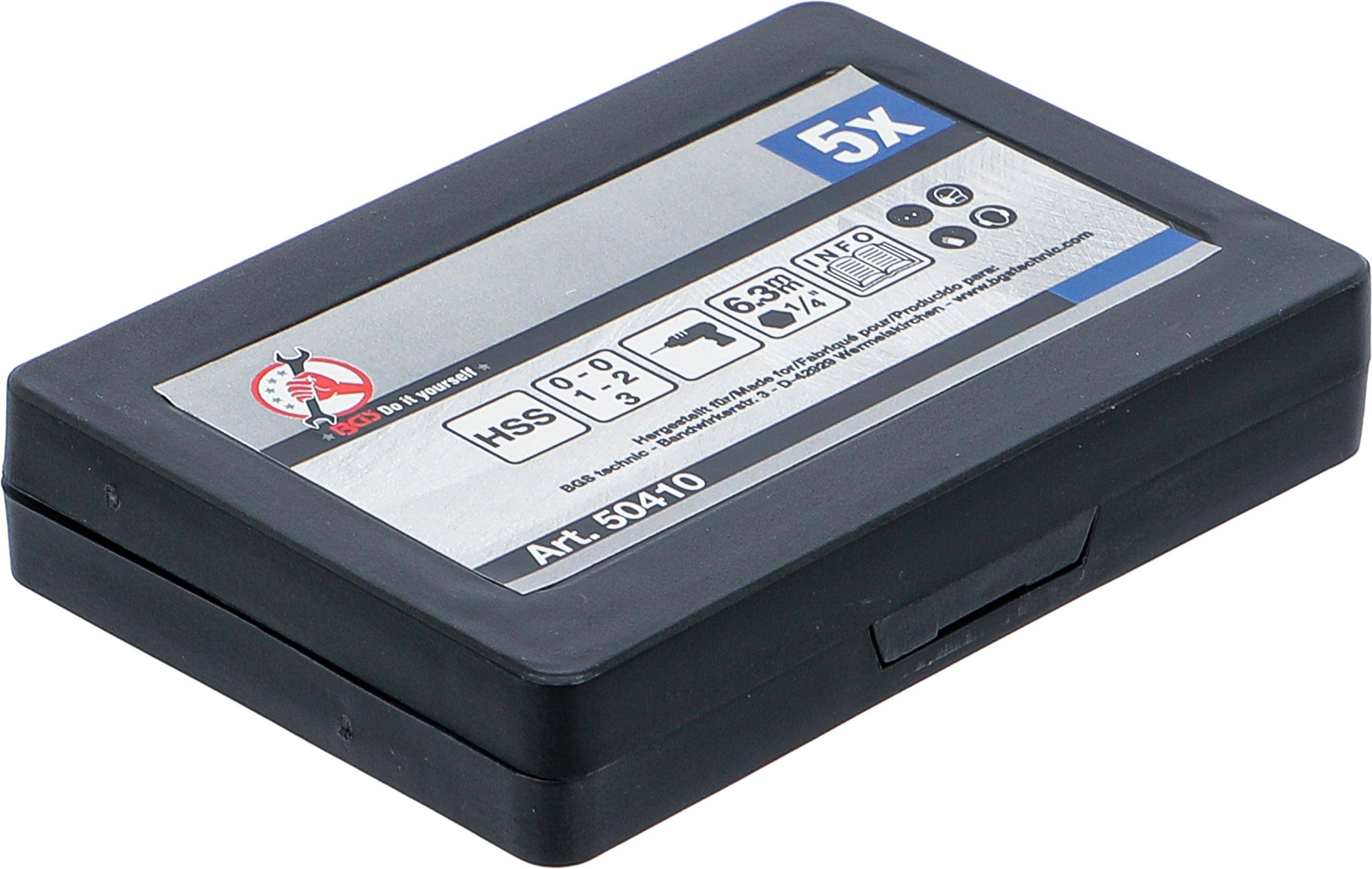 BGS Do It Yourself Schraubenausdreher-Satz | #0 - #3 | 5-tlg.