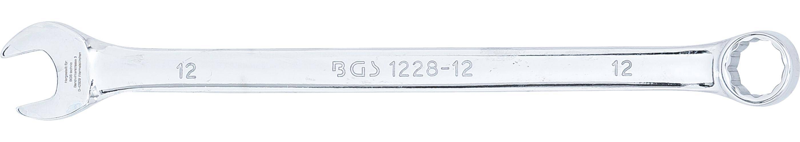 BGS technic Maul-Ringschlssel | extra lang | SW 12 mm
