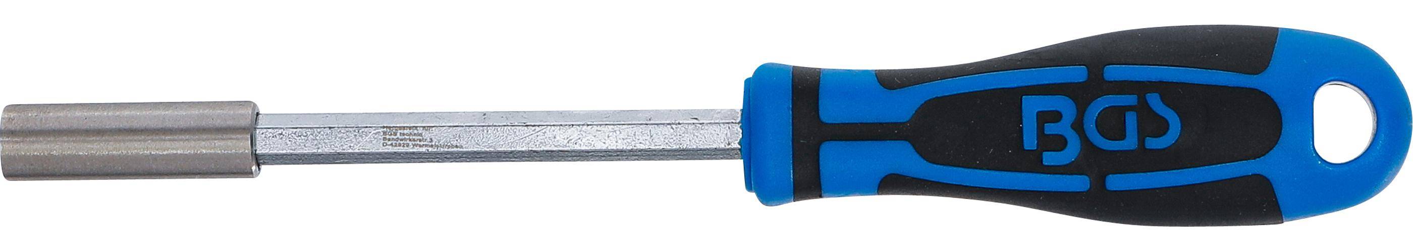BGS Drehgriff fr Bits | Abtrieb Innensechskant 6,3 mm (1/4") | 200 mm