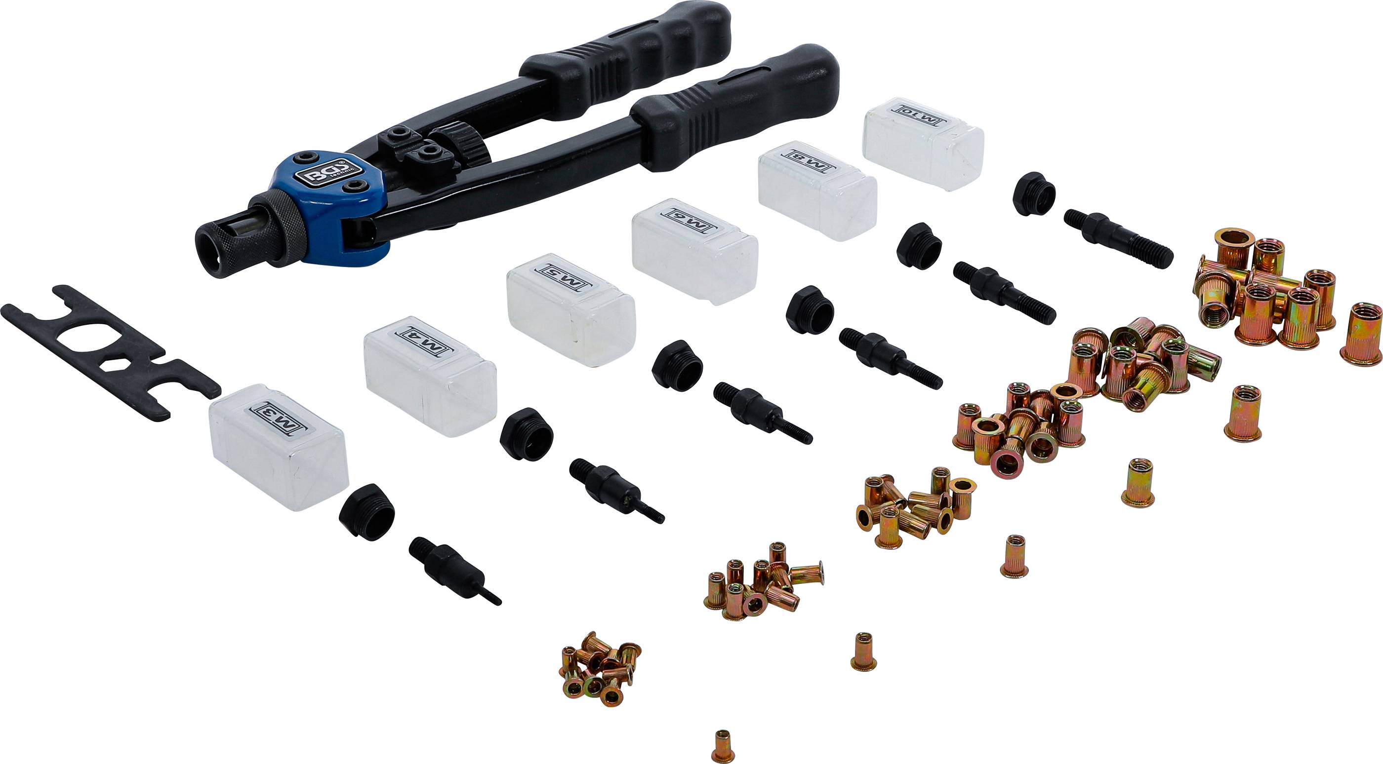 Nietmutternzangen Satz M3 - M10 68-tlg.