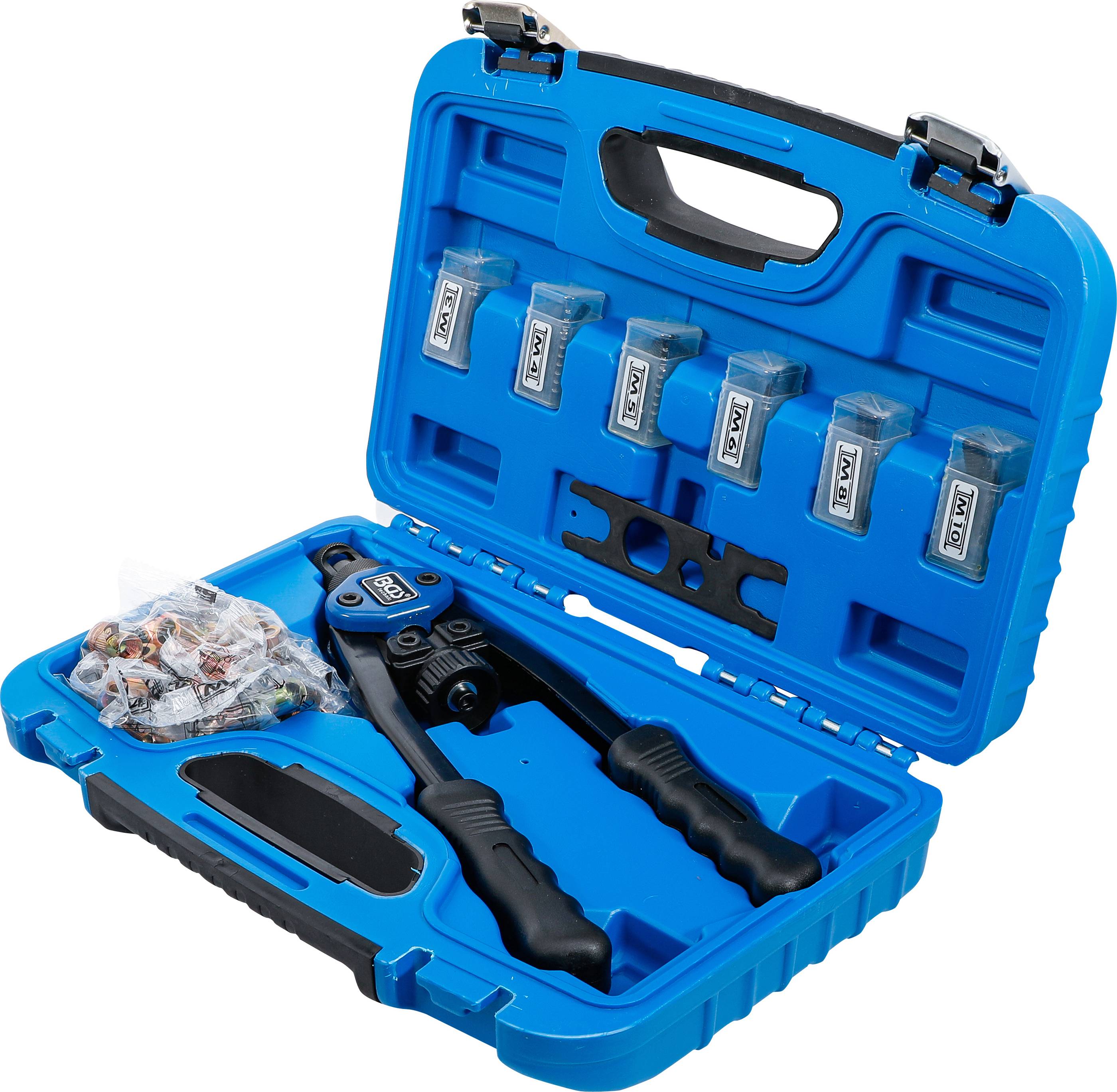 Nietmutternzangen Satz M3 - M10 68-tlg.