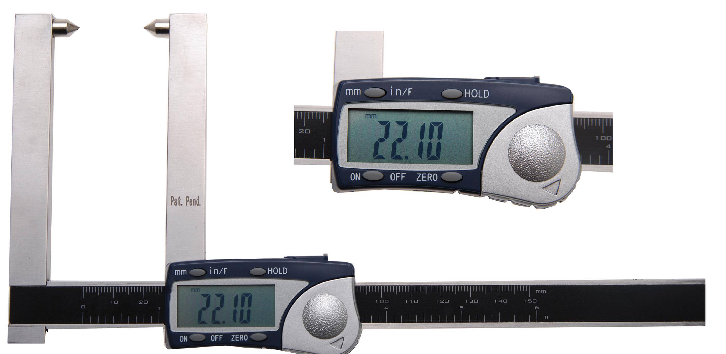 BGS technic Digital-Bremsscheiben-Messschieber | 140 mm