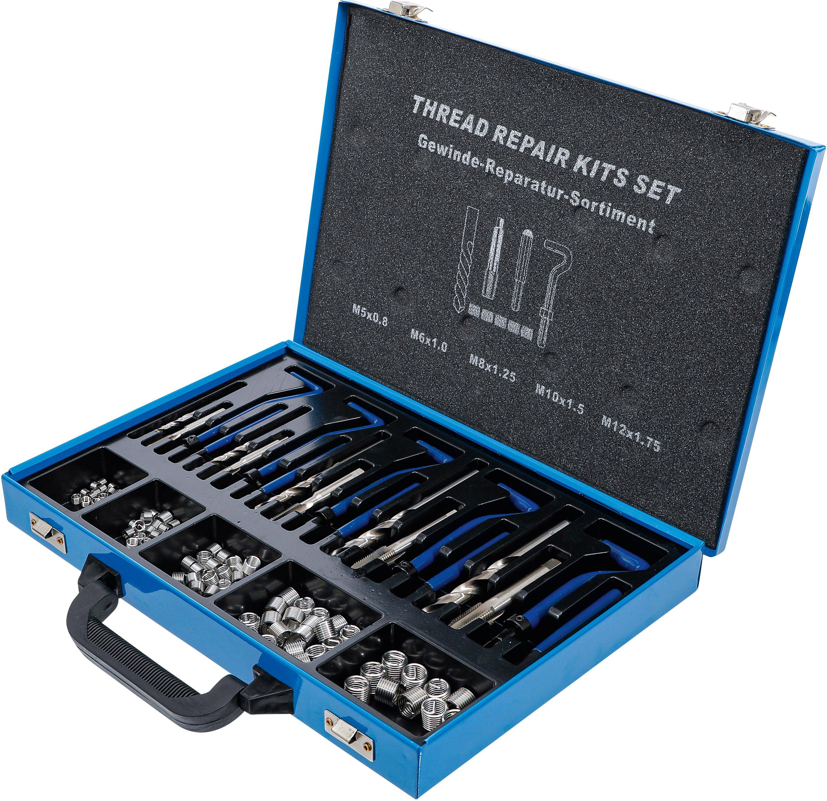 BGS Gewinde-Reparatursatz | M5 - M12 | 130-tlg.