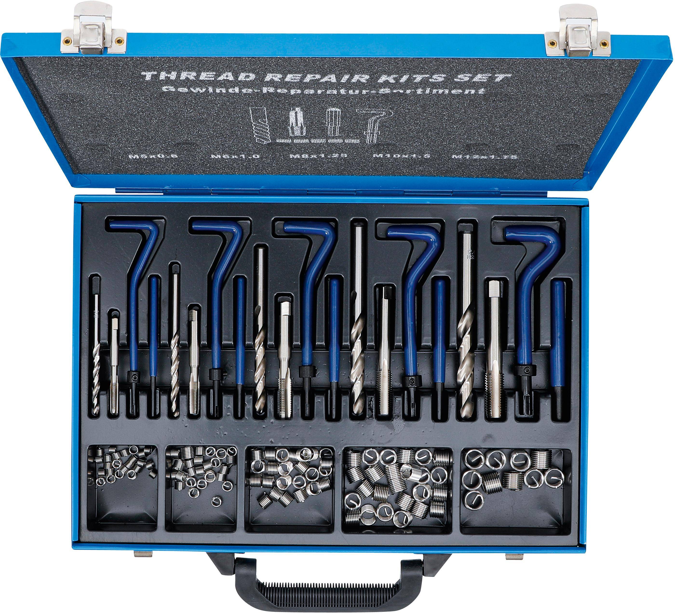BGS Gewinde-Reparatursatz | M5 - M12 | 130-tlg.