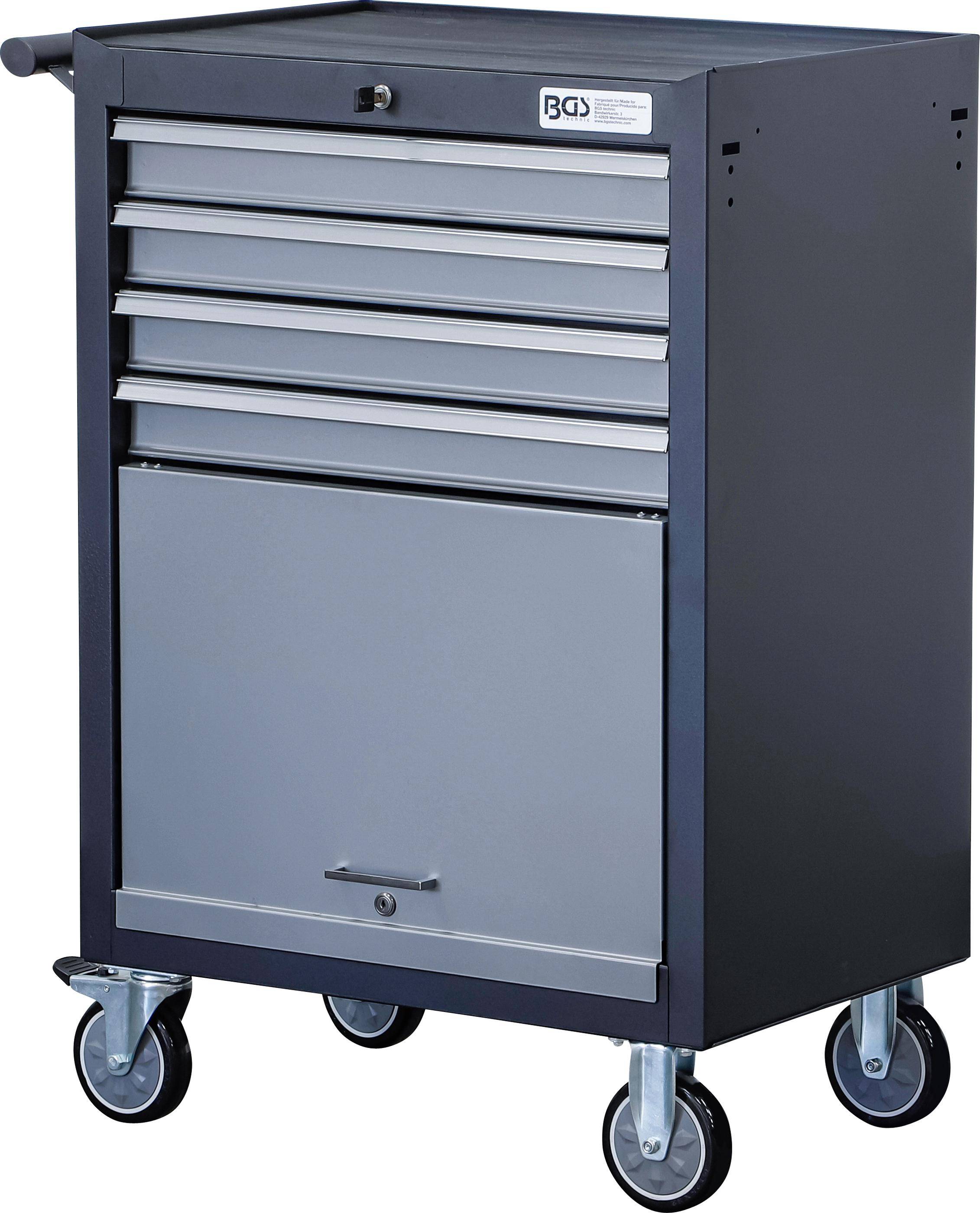 BGS technic Werkstattwagen "Azubi" | 4 Schubladen | mit 151 Werkzeugen