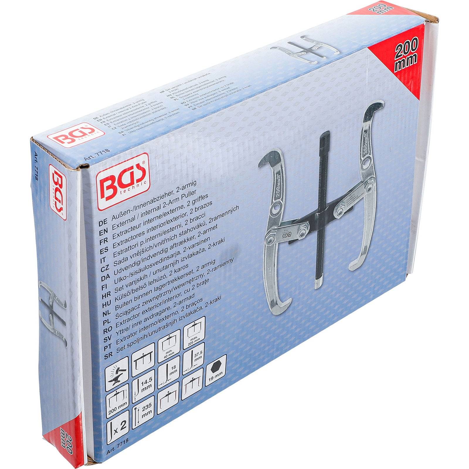 BGS 200 mm Außen-/Innenauszieher