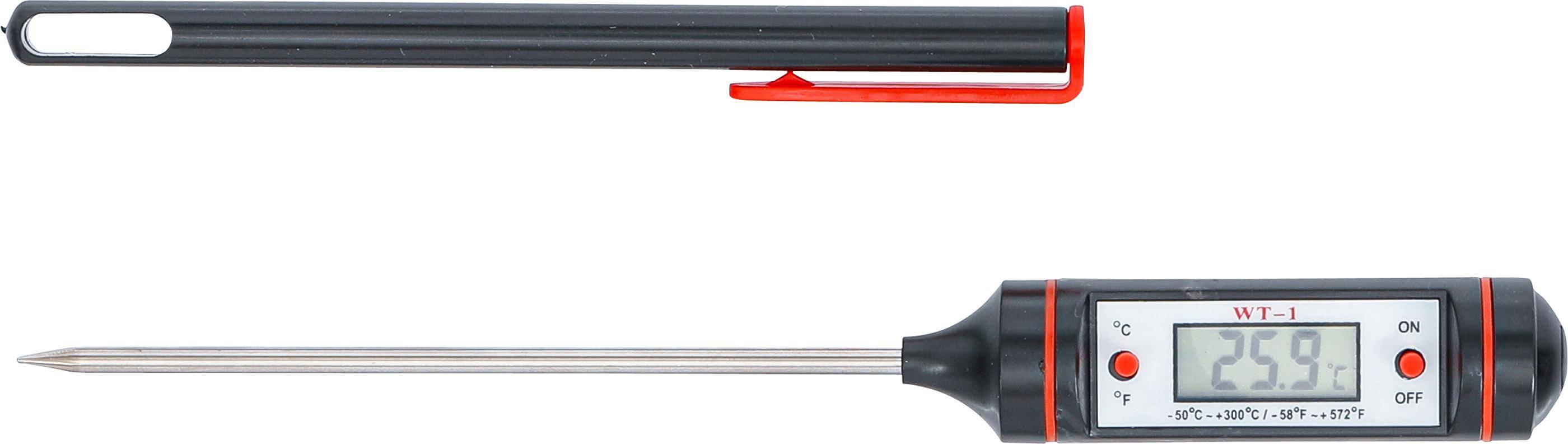 BGS Digital-Thermometer mit Edelstahl-Messsonde