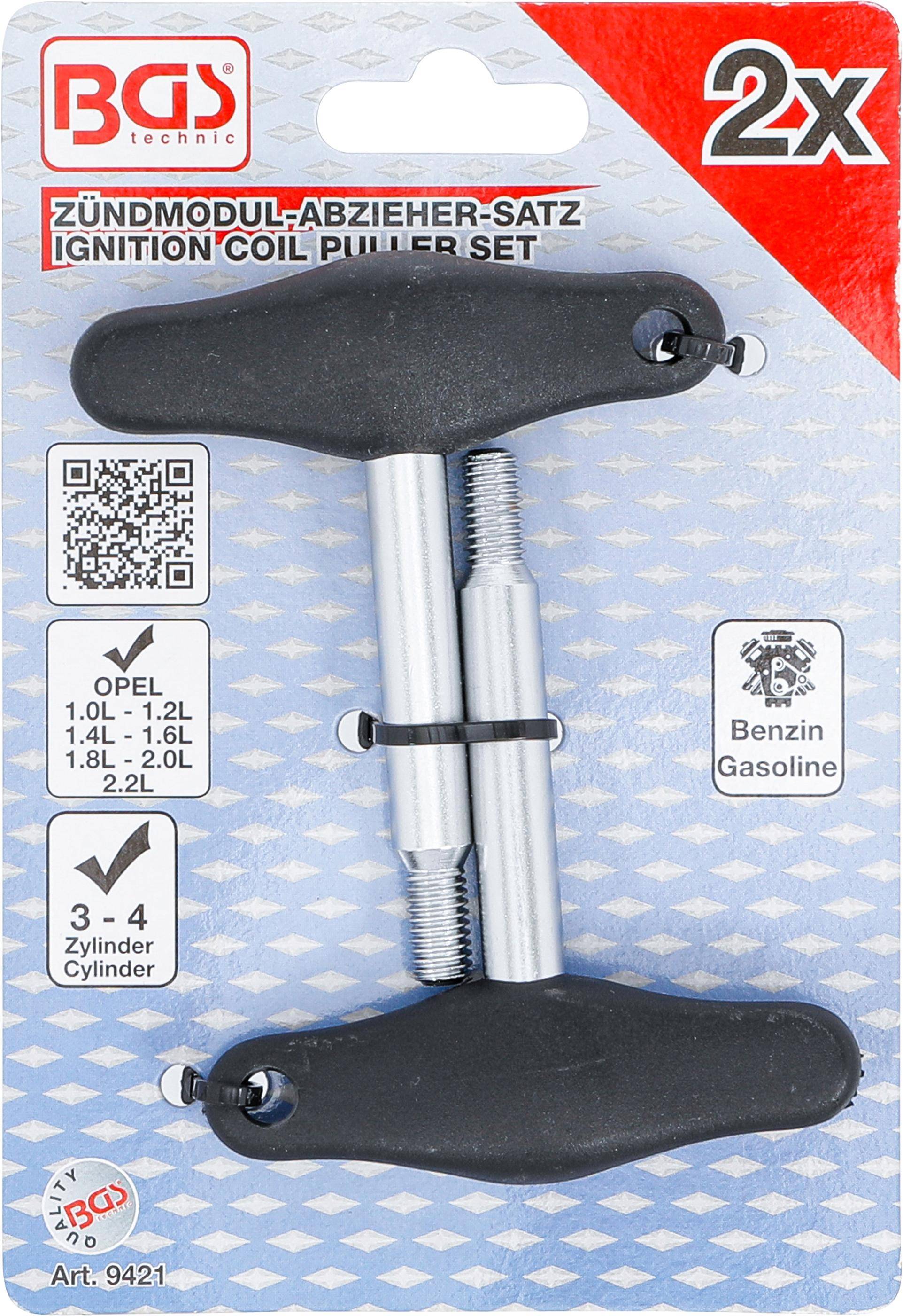 BGS Zndmodul-Abzieher-Satz | fr Opel | 2-tlg.