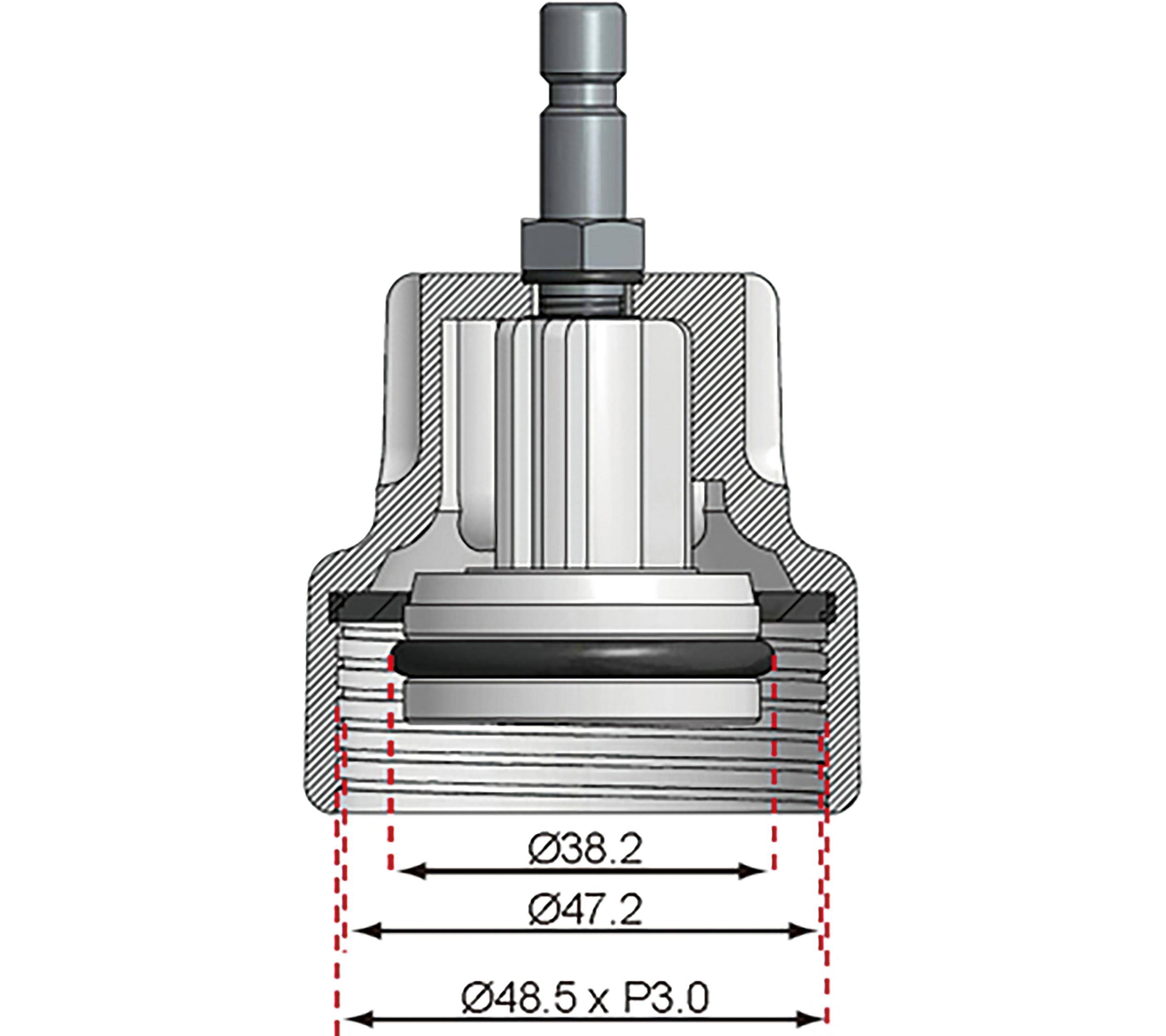 BGS technic Adapter Nr. 18 fr Art. 8027, 8098 | fr VW
