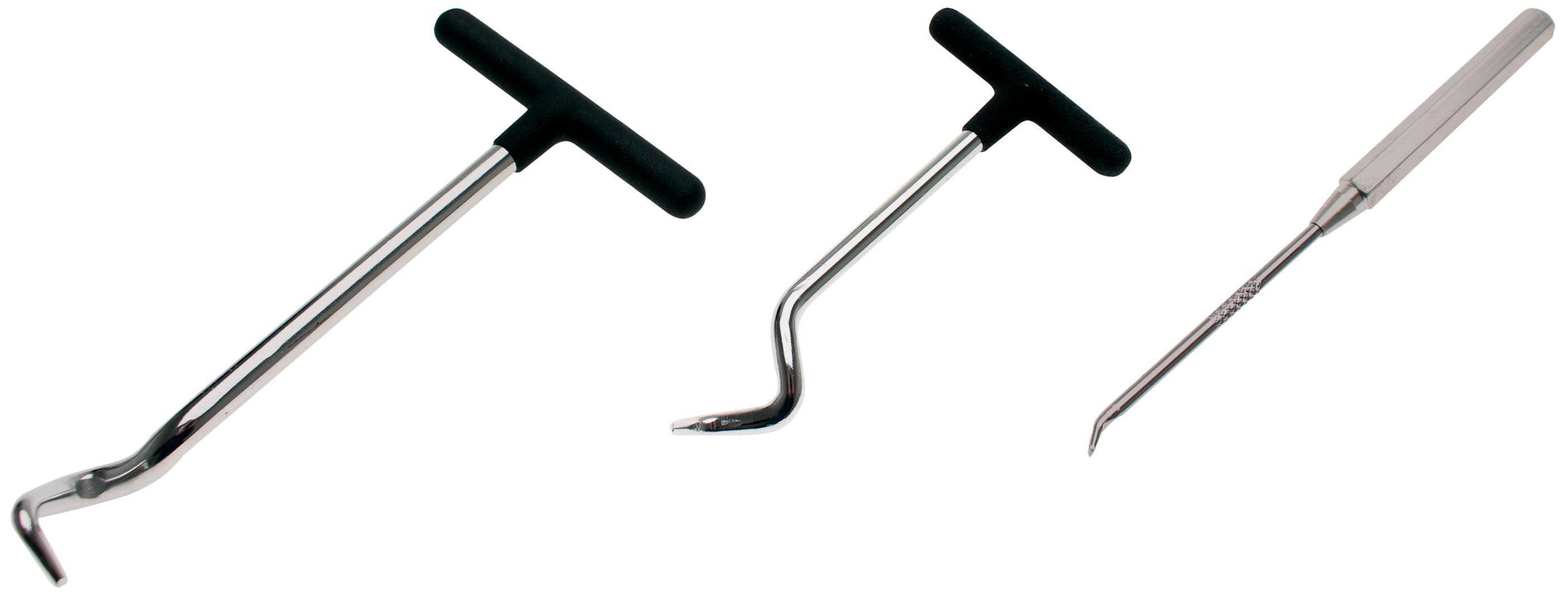 BGS technic Haken-Satz fr Dichtring-Demontage | 3-tlg.