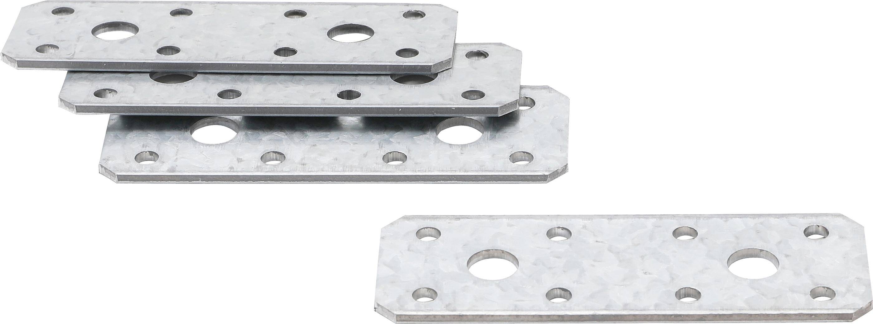 BGS Diy Flachverbinder | 100 x 35 x 2 mm | 4-tlg.