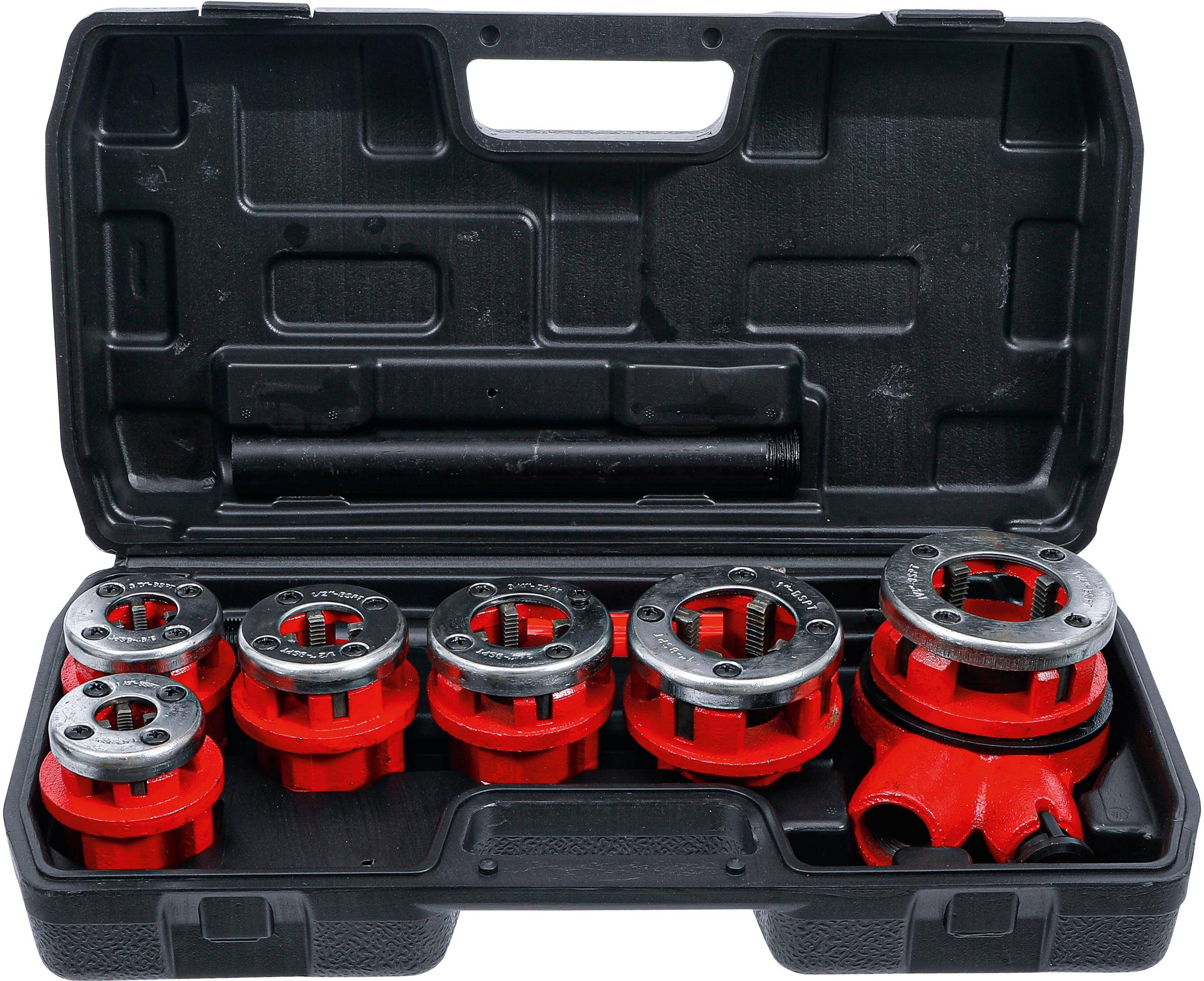 BGS Do It Yourself Schneidkluppen-Satz | 1/4" - 1 1/4" | 8-tlg.