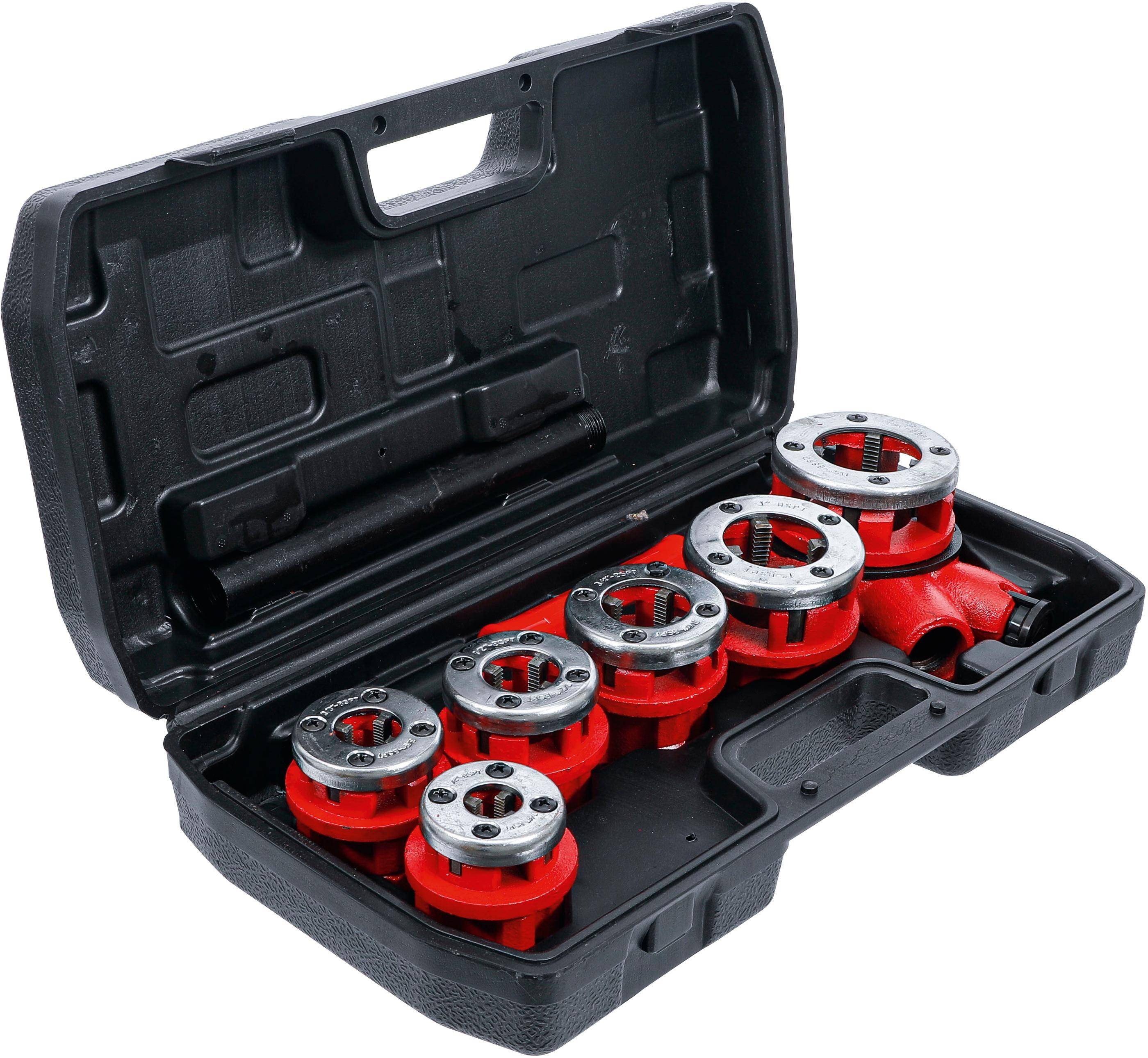 BGS Do It Yourself Schneidkluppen-Satz | 1/4" - 1 1/4" | 8-tlg.