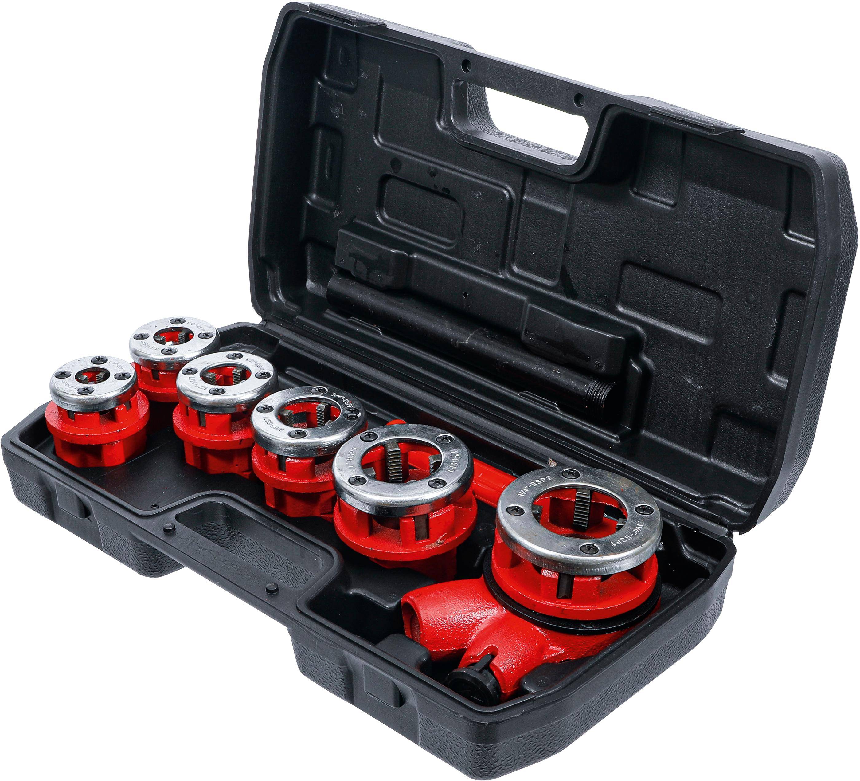 BGS Do It Yourself Schneidkluppen-Satz | 1/4" - 1 1/4" | 8-tlg.