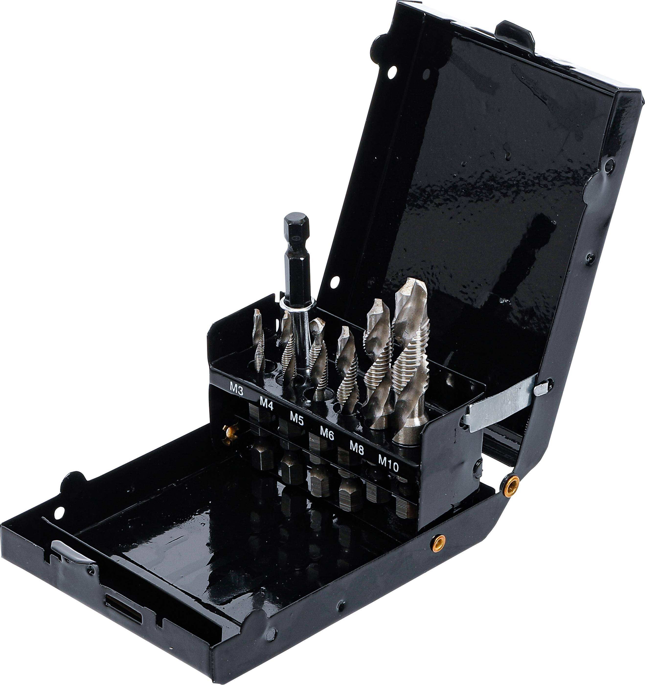 BGS Bohrer-/ Gewindeschneider-Satz | HSS-G | 7-tlg.