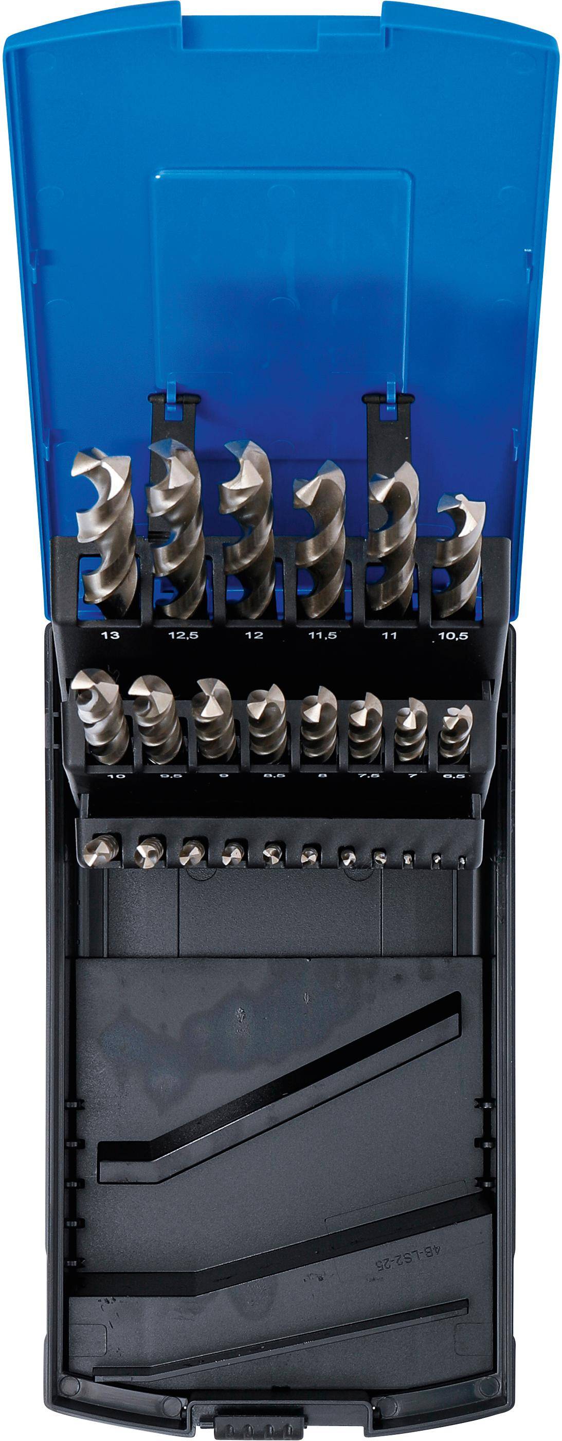 BGS technic HSS-Spiralbohrer-Satz | 1 - 13 mm | 25-tlg.