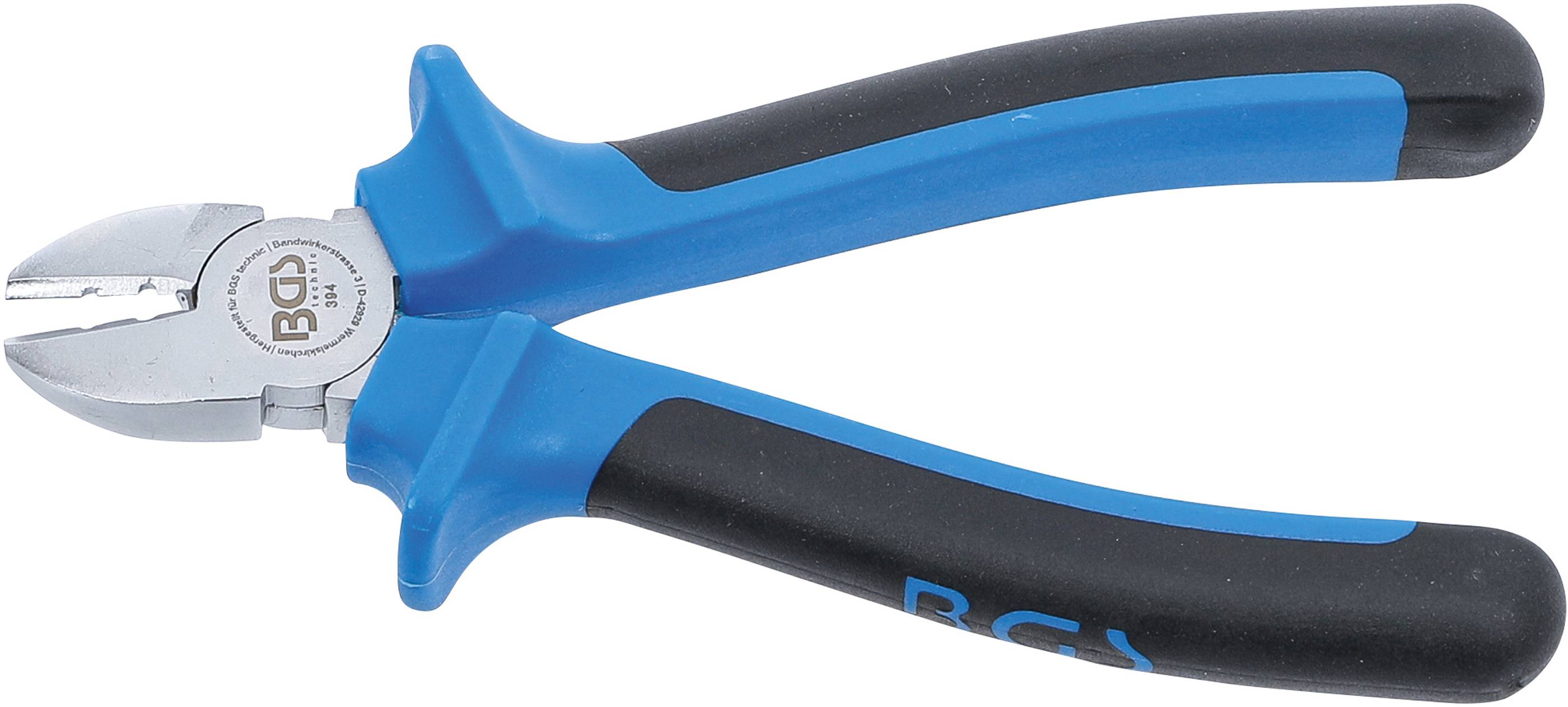 BGS technic Seitenschneider | Abisolier-Funktion | 165 mm