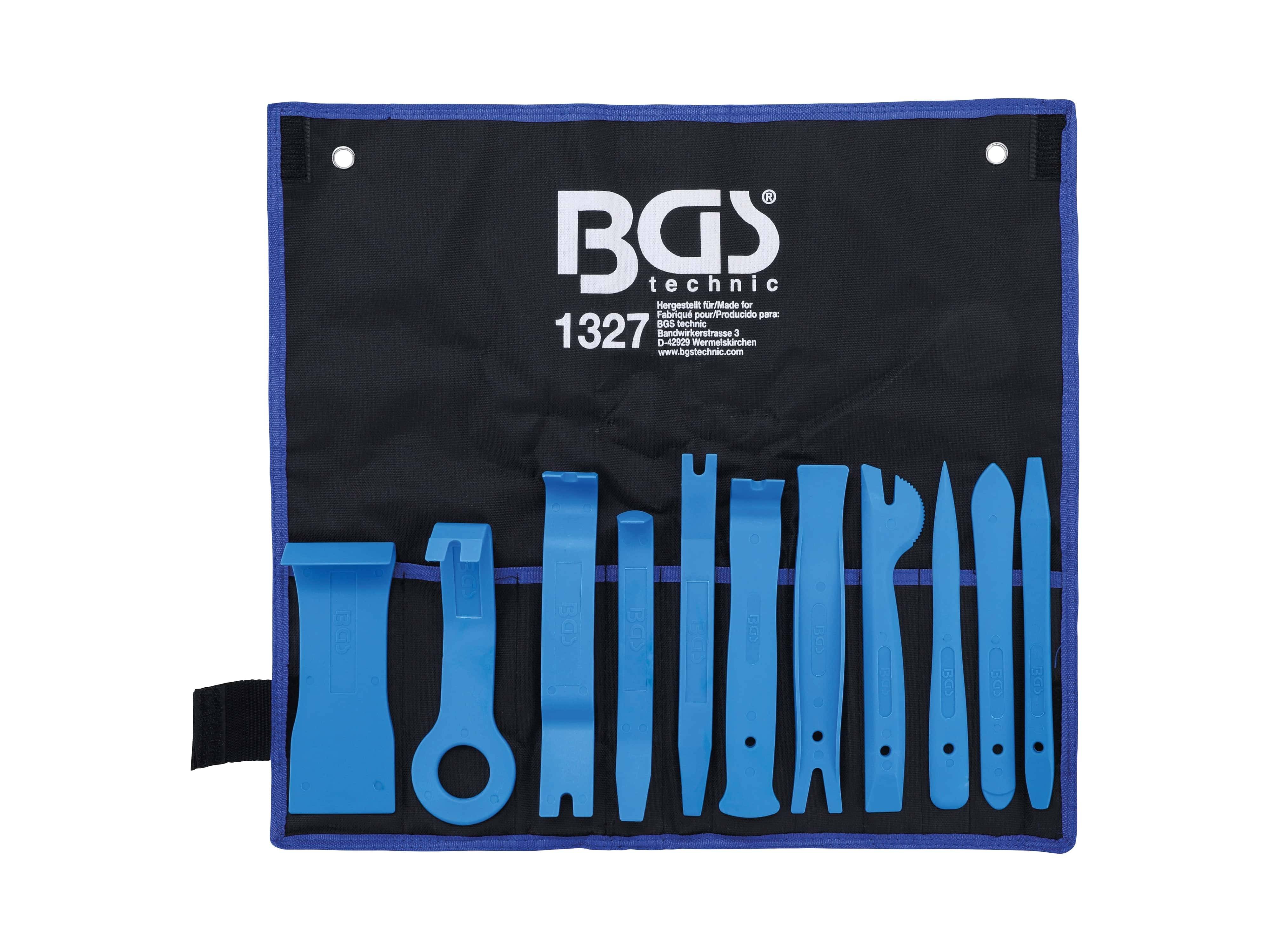 BGS TECHNIC Innenraum-Verkleidungswerkzeug-Satz, 1327, 11-teilig